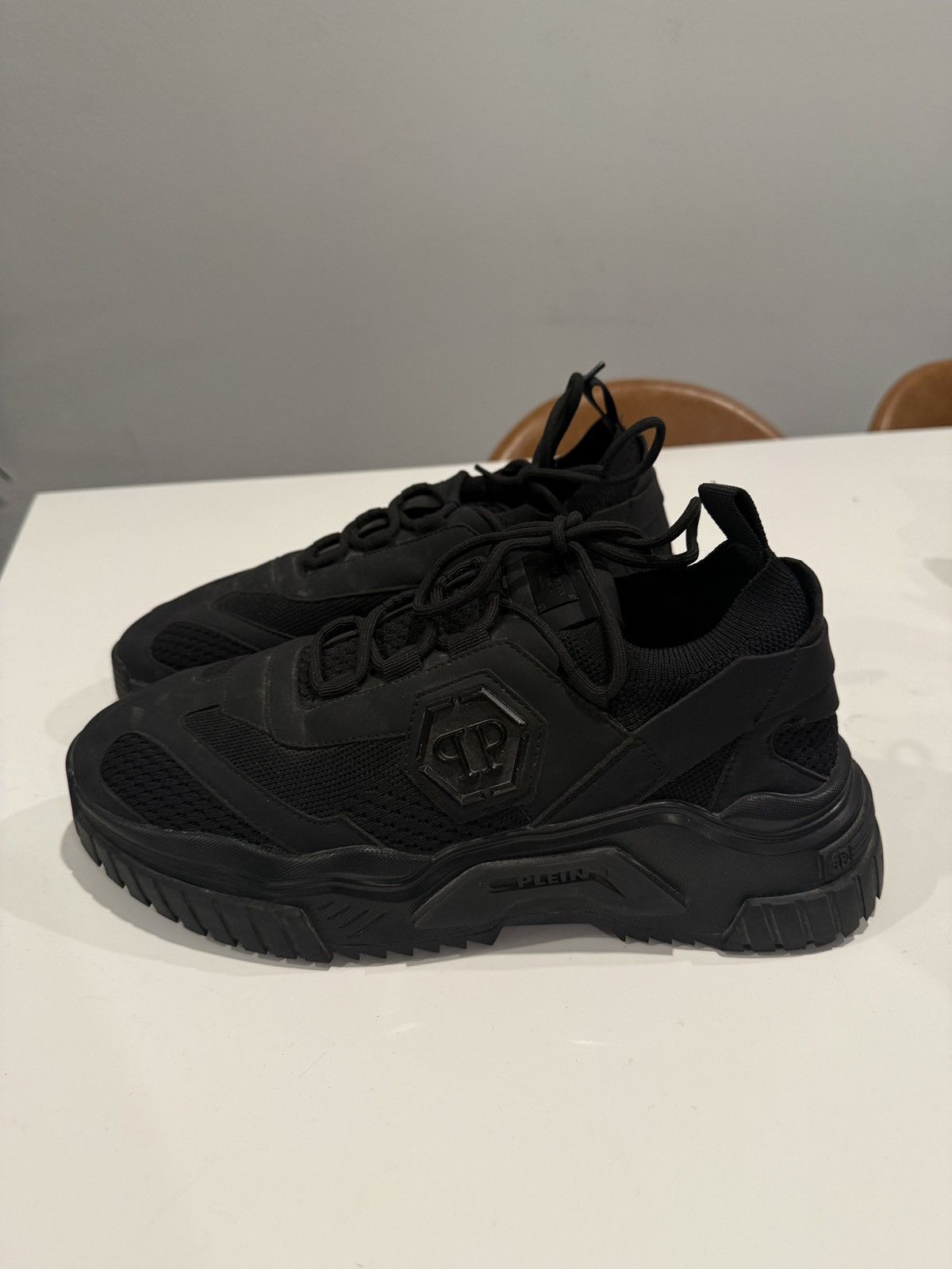 Philipp Plein Philipp Plein Predator Lace-Up Sneakers Size US 9 / EU 42 - 8 Thumbnail