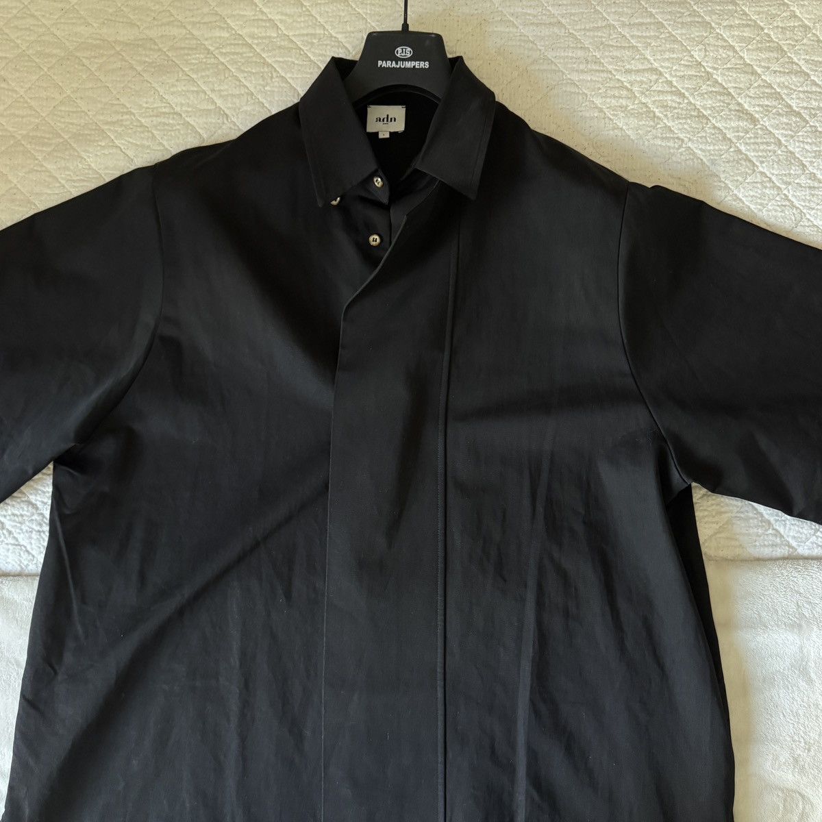 Other ADN Black Cotton - Linen Shirt Size US L / EU 52-54 / 3 - 4 Thumbnail