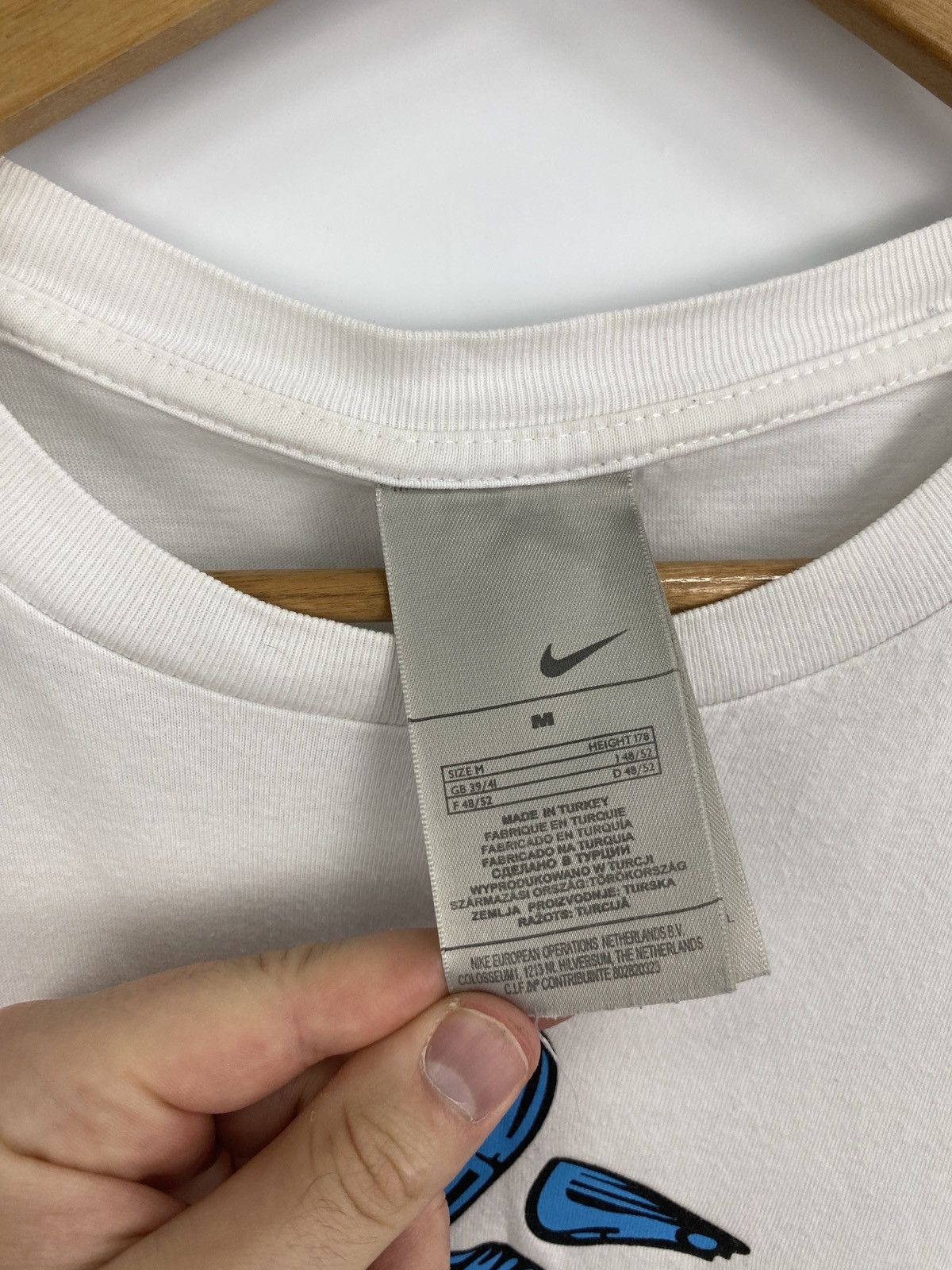 Nike × Vintage 🇺🇸 Vintage 90s Nike Y2K T-Shirt Rare Retro Hype Size US M / EU 48-50 / 2 - 5 Thumbnail