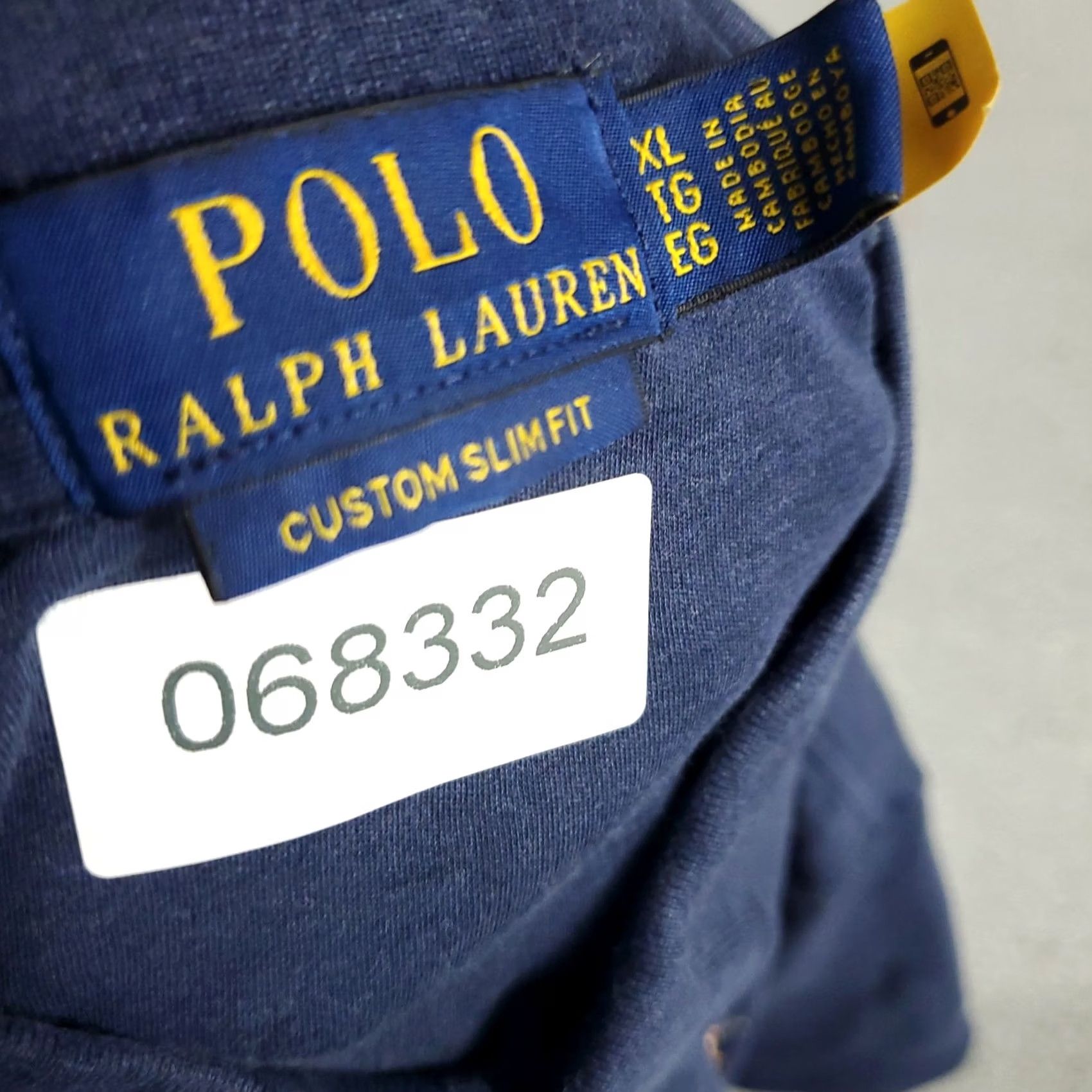 Ralph Lauren Ralph Lauren Polo Shirt Mens Size XL Blue Custom Slim Fit Pony Short Sleeve Size US XL / EU 56 / 4 - 7 Thumbnail