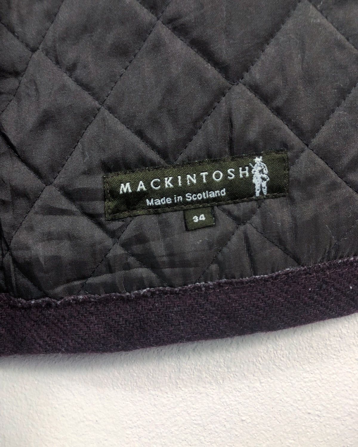 Mackintosh × Vintage Rare Vintage Mackintosh Wool Button Jacket Made in Scotland Size XS / US 0-2 / IT 36-38 - 9 Thumbnail