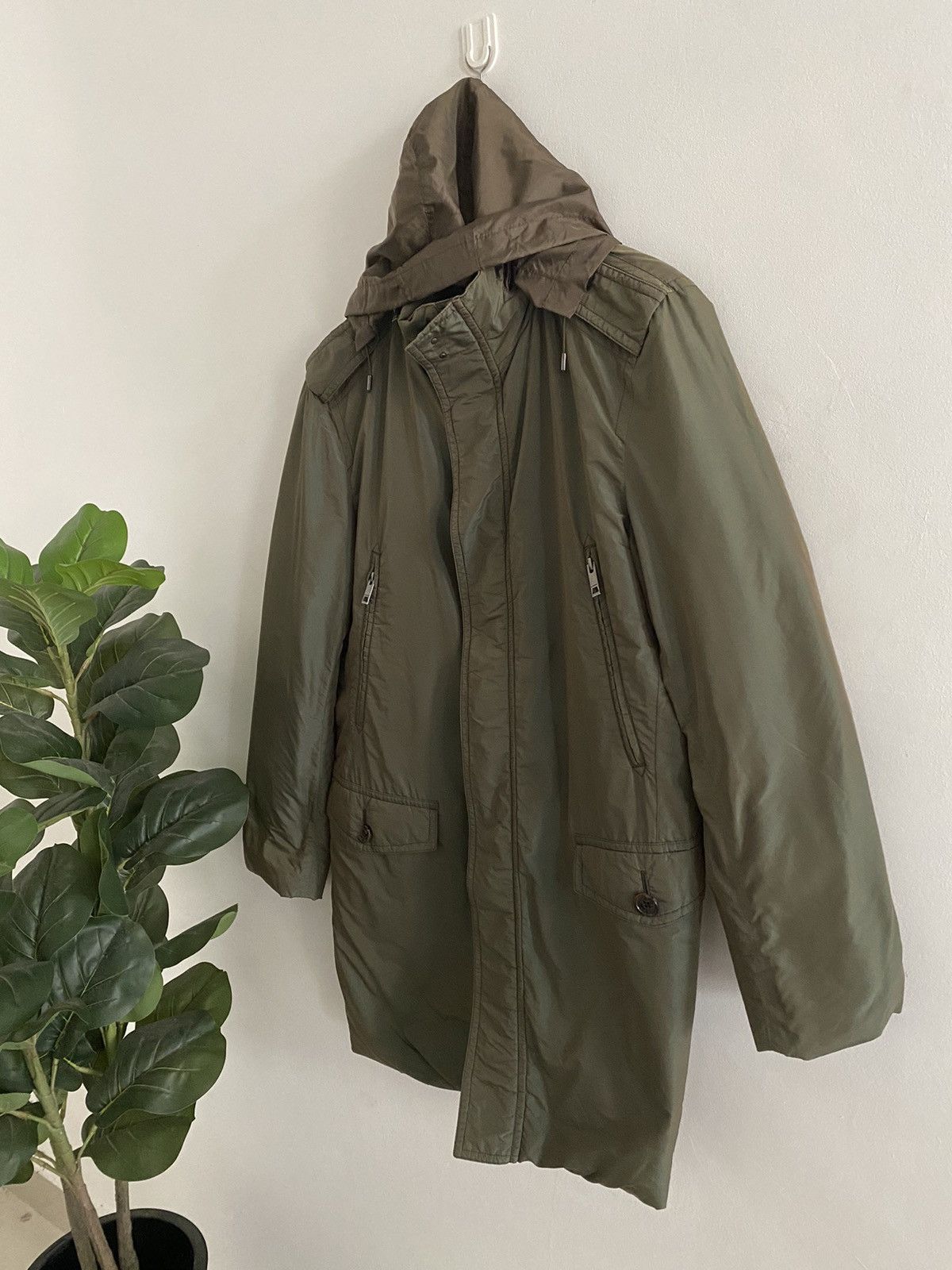 Burberry × Vintage Rare Burberry London Nylon Jacket Hoodie Check nice design Size US L / EU 52-54 / 3 - 6 Thumbnail