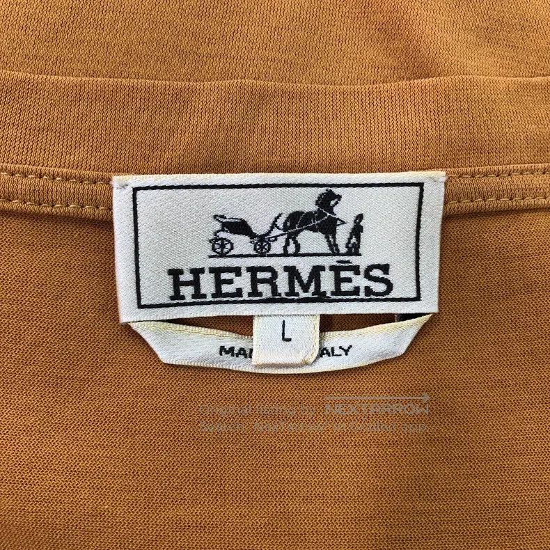 Hermes Hermes Men's Crew Neck T-Shirt Size US L / EU 52-54 / 3 - 3 Thumbnail