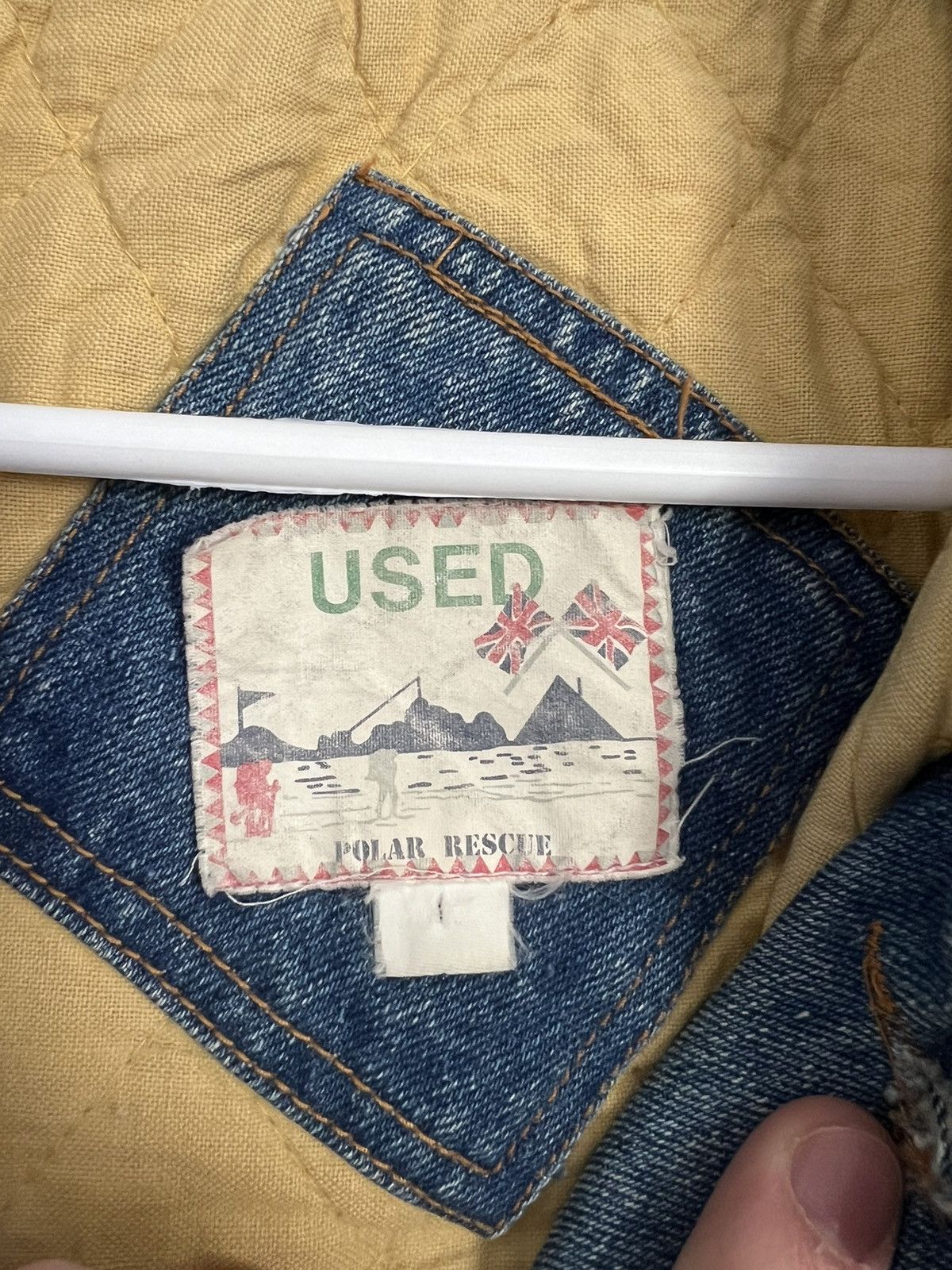 Vintage Vintage 1 Of A Kind Denim Sherpa Jacket Size US M / EU 48-50 / 2 - 4 Thumbnail