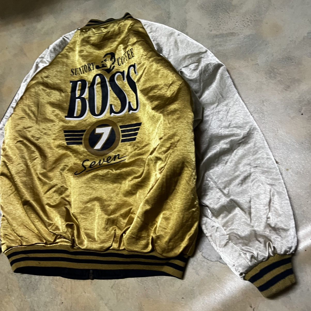 Japanese Brand Suntory Boss Coffee Big Logo Bomber Jacket Reversible Size US M / EU 48-50 / 2 - 7 Thumbnail