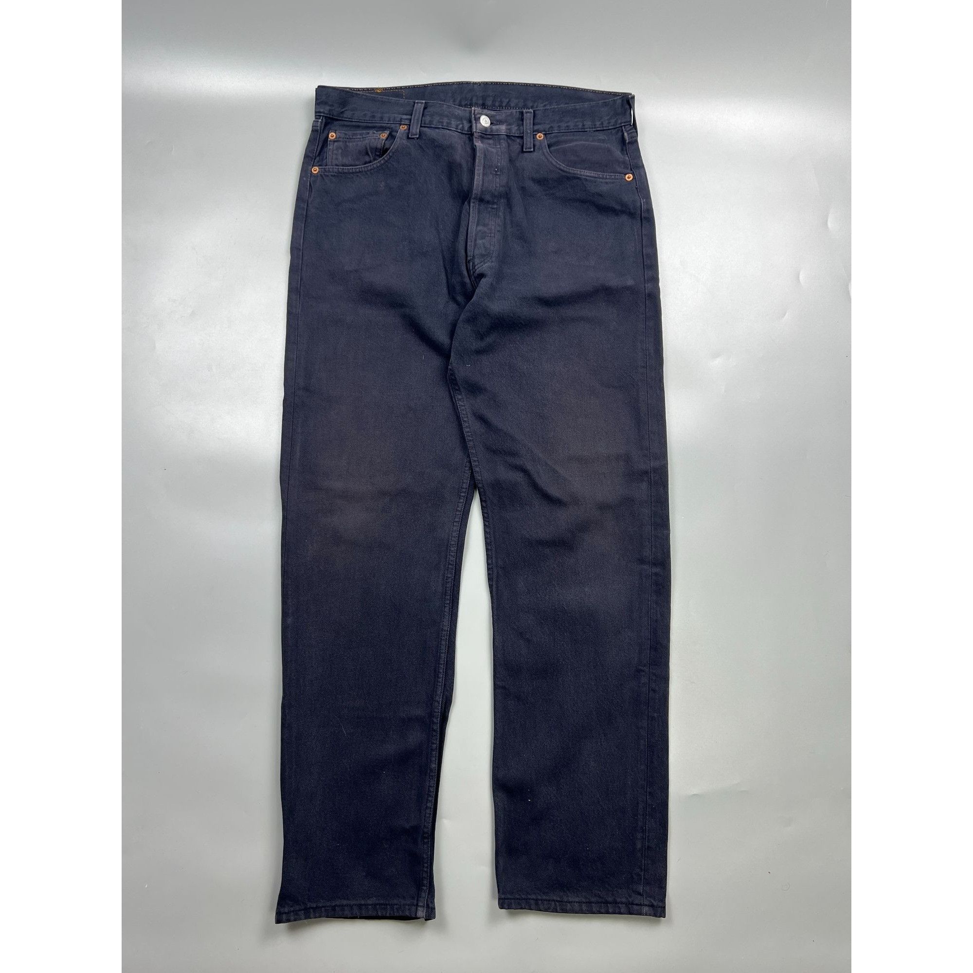 Levi's Vintage Clothing Levi’s 501 Made in UK Vintage Denim Jeans Pants (Y0914) Size US 36 / EU 52 - 1 Thumbnail