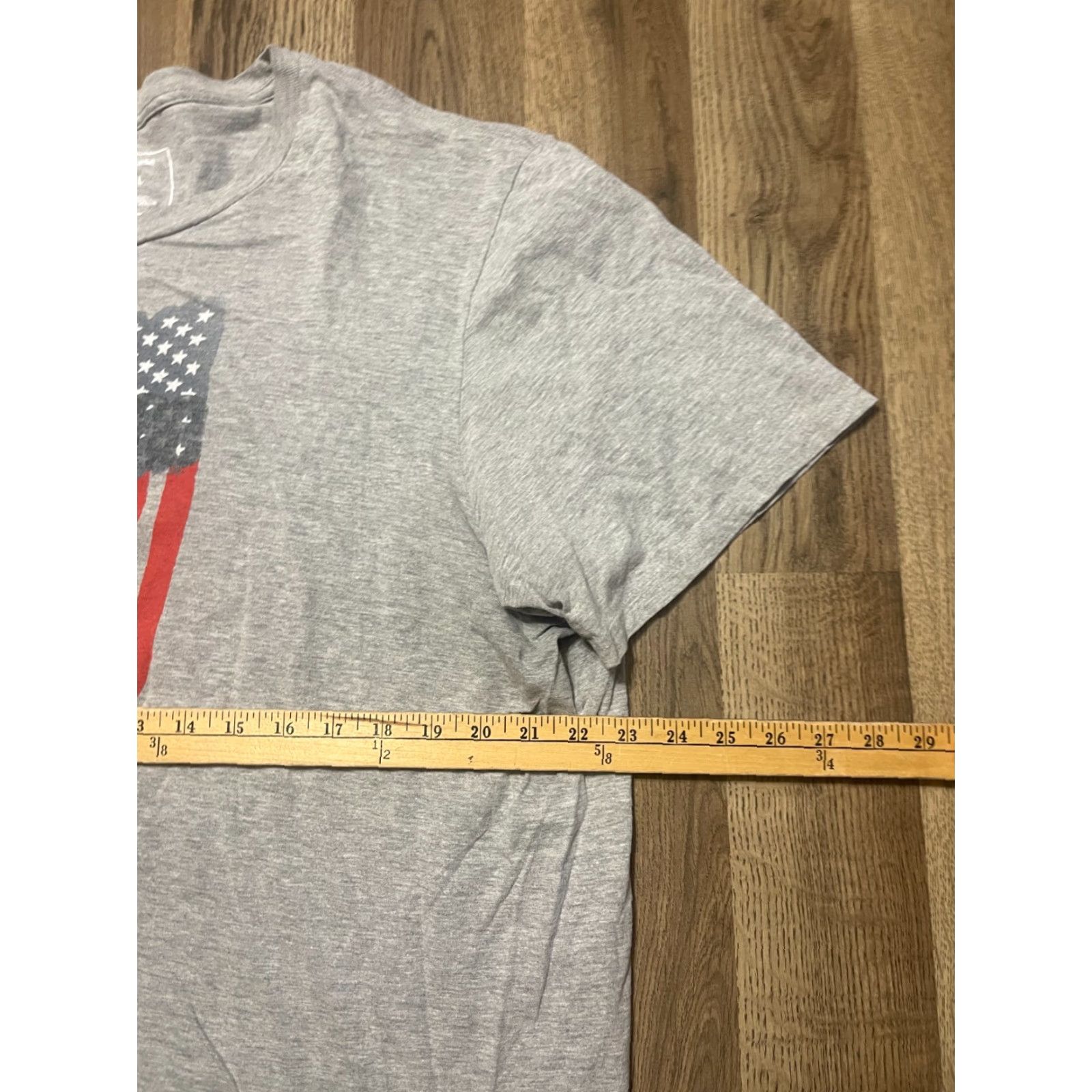 Converse Converse Shirt Women's XXL Gray Red White Blue American Flag T-Shirt Casual Modern Basic Size XXL / US 16-18 / IT 52-54 - 7 Thumbnail