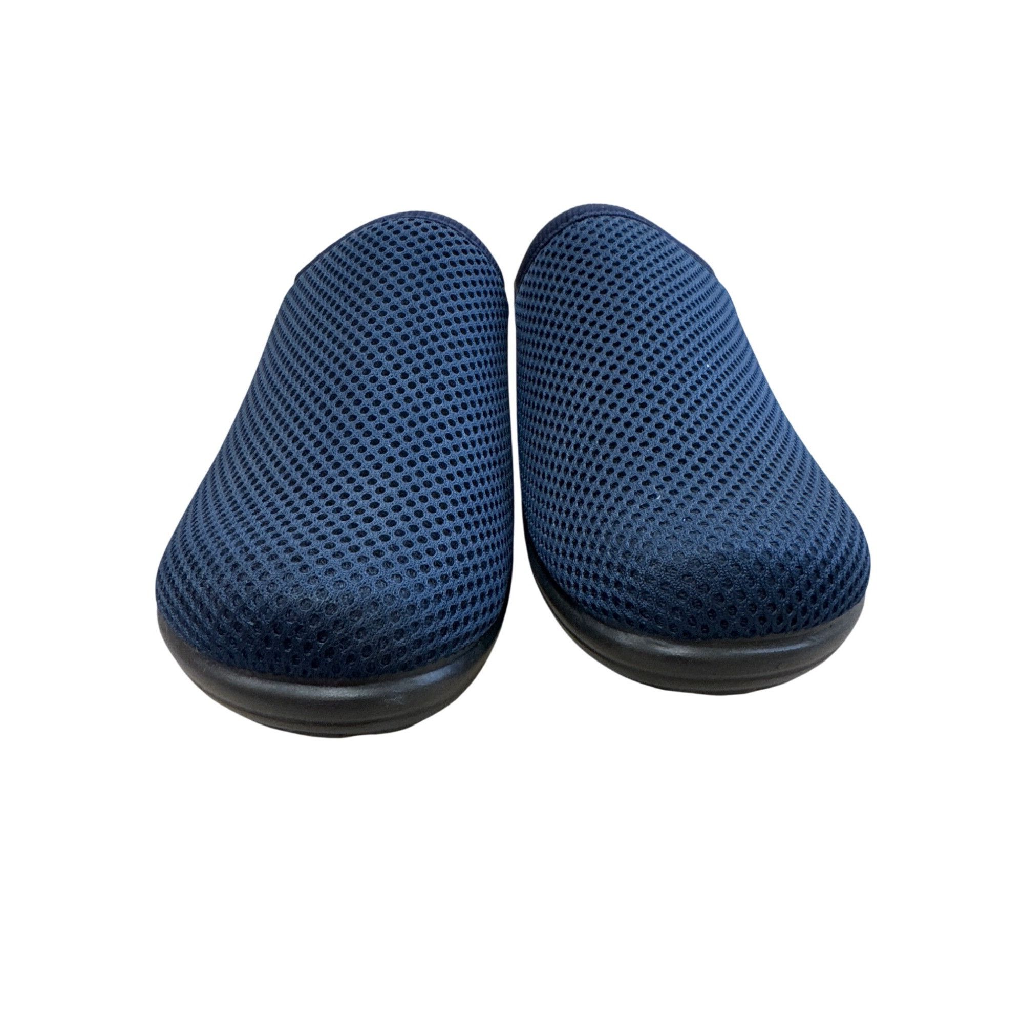 Designer Fly Flot Womens Blue leather Mesh Slip-On Mules sandals Size Size US 8.5 / IT 38.5 - 6 Thumbnail