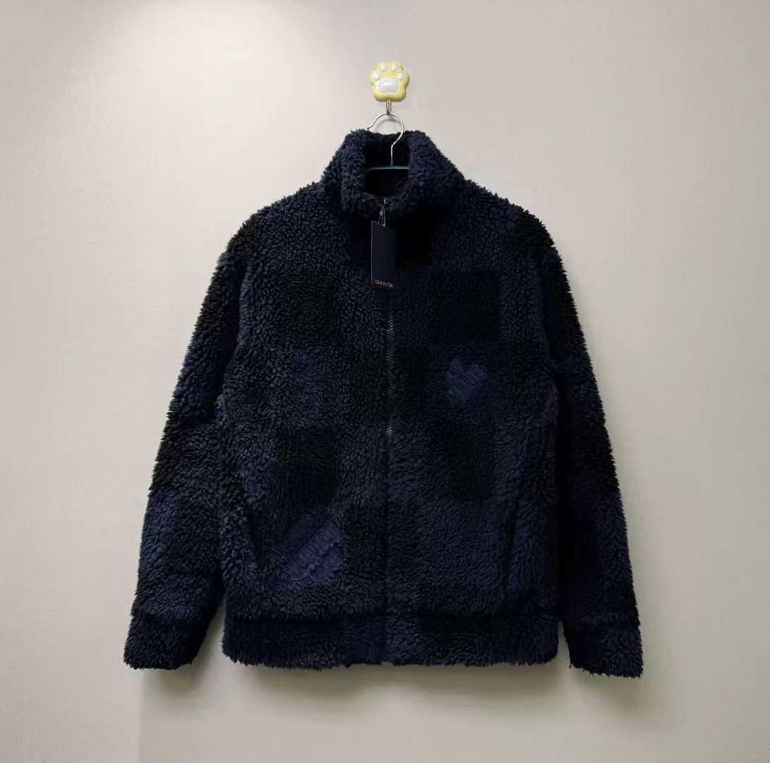 Louis Vuitton louis vuitton blue check teddy jacket Size US S / EU 44-46 / 1 - 1 Thumbnail