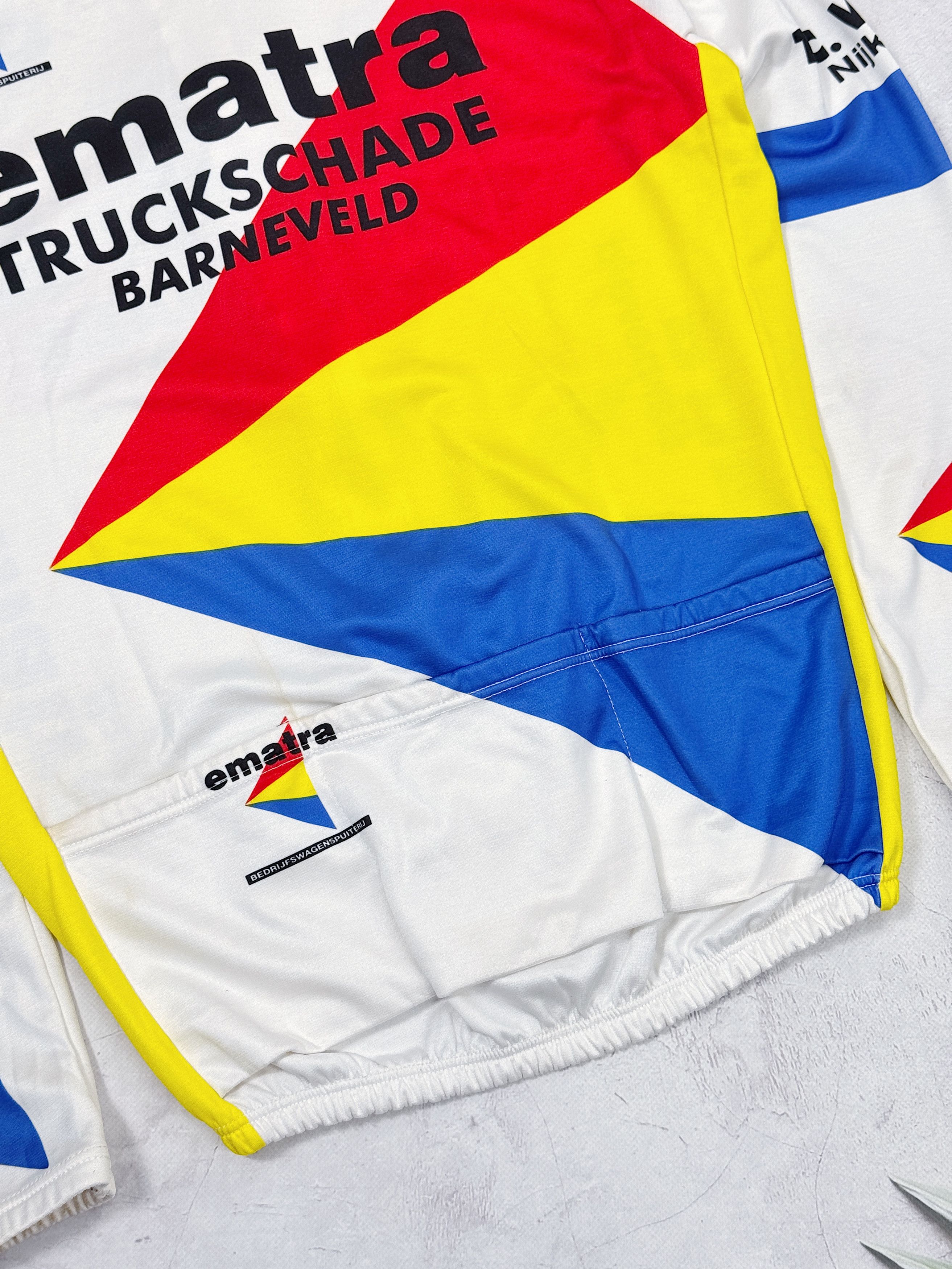 Vintage Vintage Vermarc Ematra Warm Cycling Jersey Size US L / EU 52-54 / 3 - 11 Thumbnail