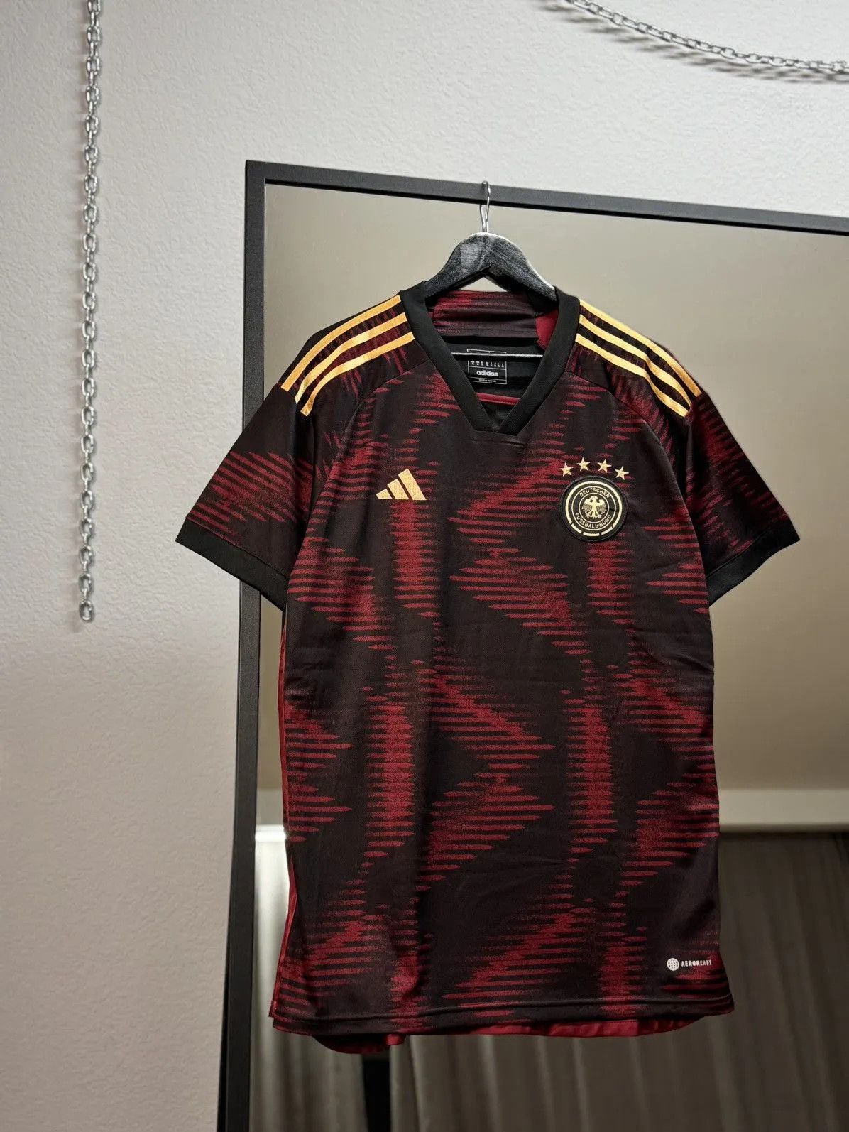 Adidas × Vintage Germany Away Adidas footbal Team 2022 2024 l Jersey shirt Size US XL / EU 56 / 4 - 1 Thumbnail