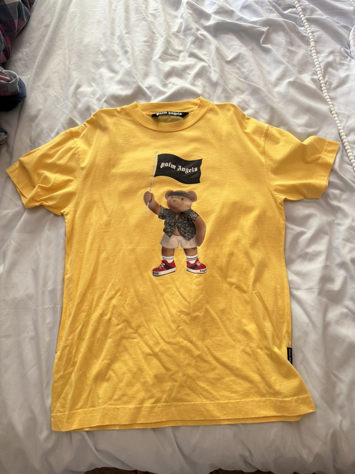 Palm Angels Palm Angels Pirate Teddy T shirt Size US S / EU 44-46 / 1 - 1 Thumbnail