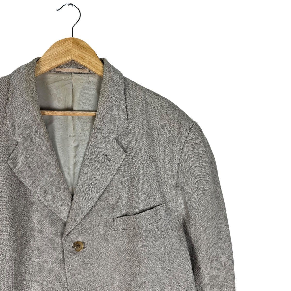 Comme des Garcons Homme Plus 🌟CDG HOMME PLUS AW1995 LINEN BLAZER COAT Size US M / EU 48-50 / 2 - 4 Thumbnail