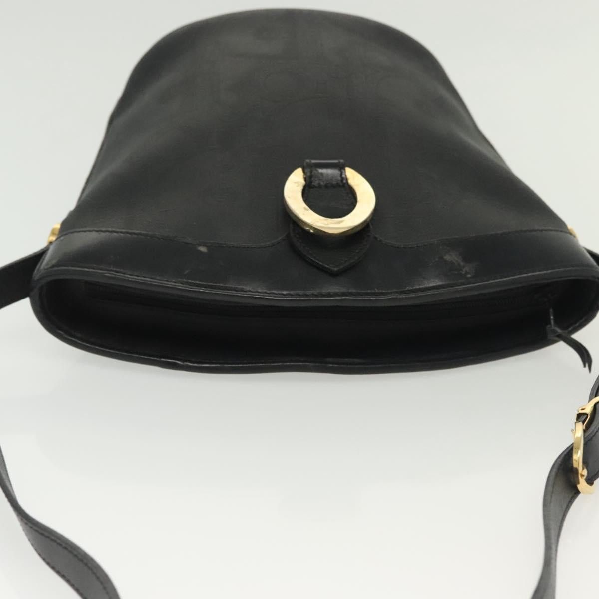 Dior DIOR Trotter Canvas Shoulder Bag Black Gold Size ONE SIZE - 6 Thumbnail