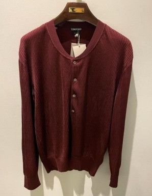 image of Tom Ford O1W1Db10224 Sweater In Red, Men's (Size XL)