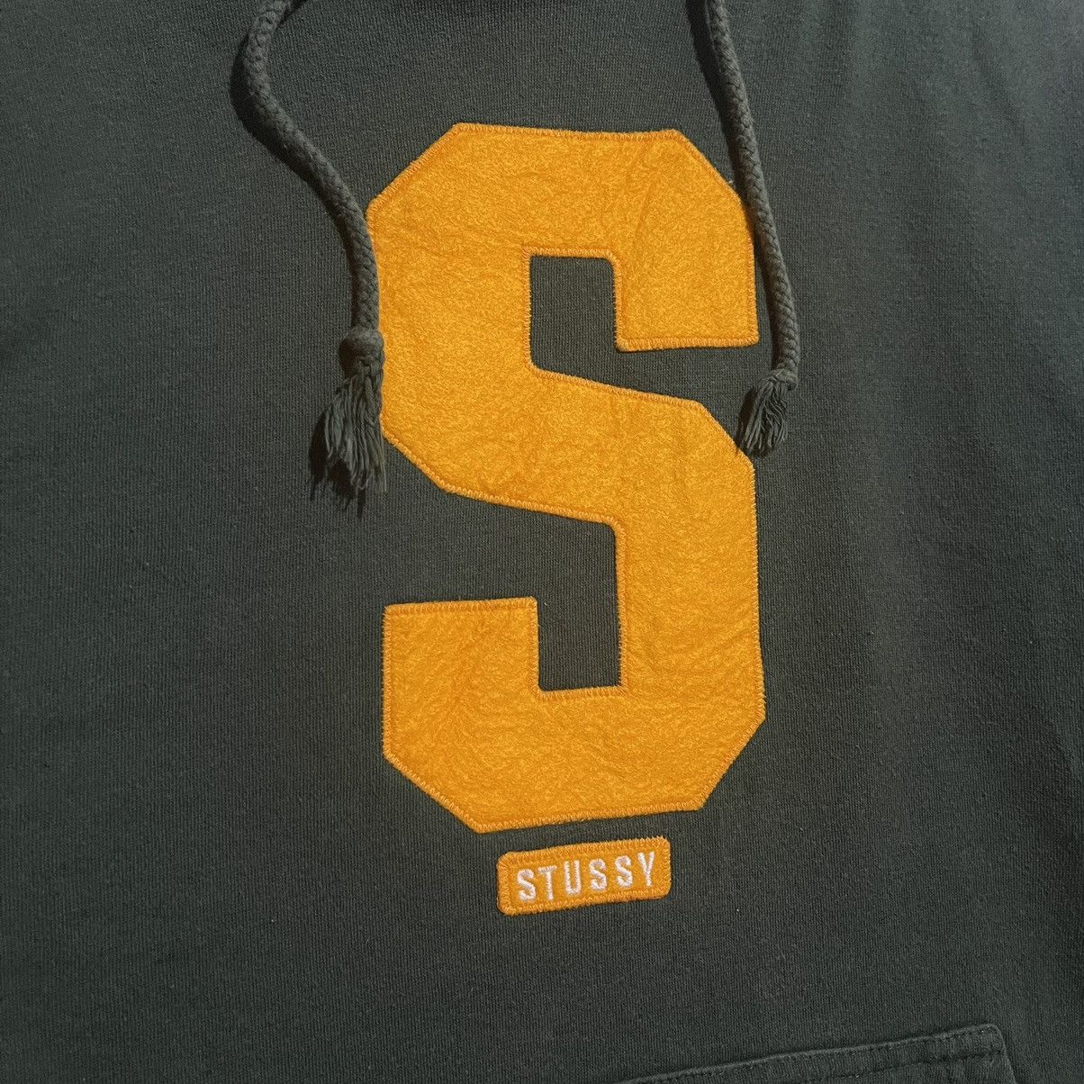 Stussy Vintage Stüssy Collegiate “S” Patch Hoodie (Early 2000s Size US M / EU 48-50 / 2 - 2 Thumbnail