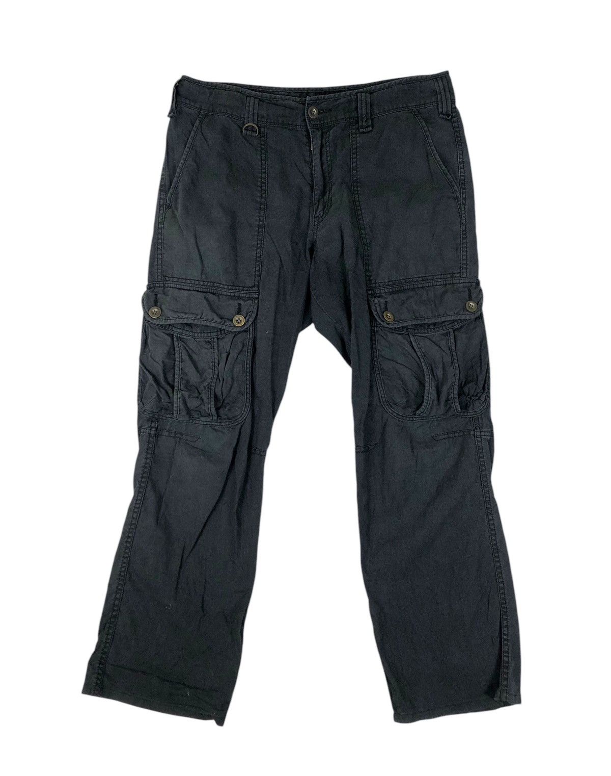 Japanese Brand × Uniqlo Uniqlo Discoloration Cargo Casual Pants Size US 33 - 1 Thumbnail