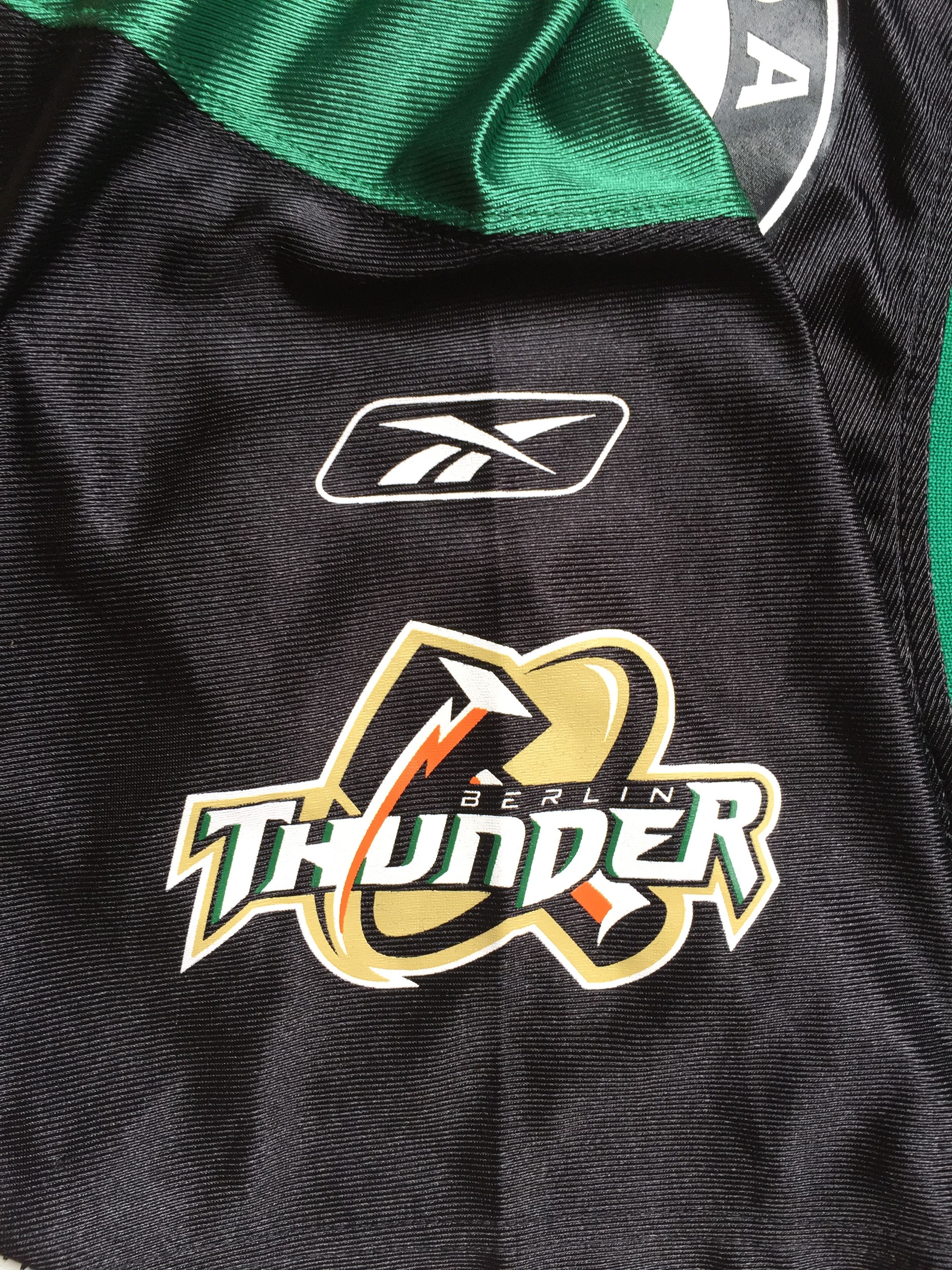 NFL × Reebok × Vintage Reebok NFL Berlin Thunder Patrick Finke #92 Jersey 2007 Size US L / EU 52-54 / 3 - 6 Thumbnail
