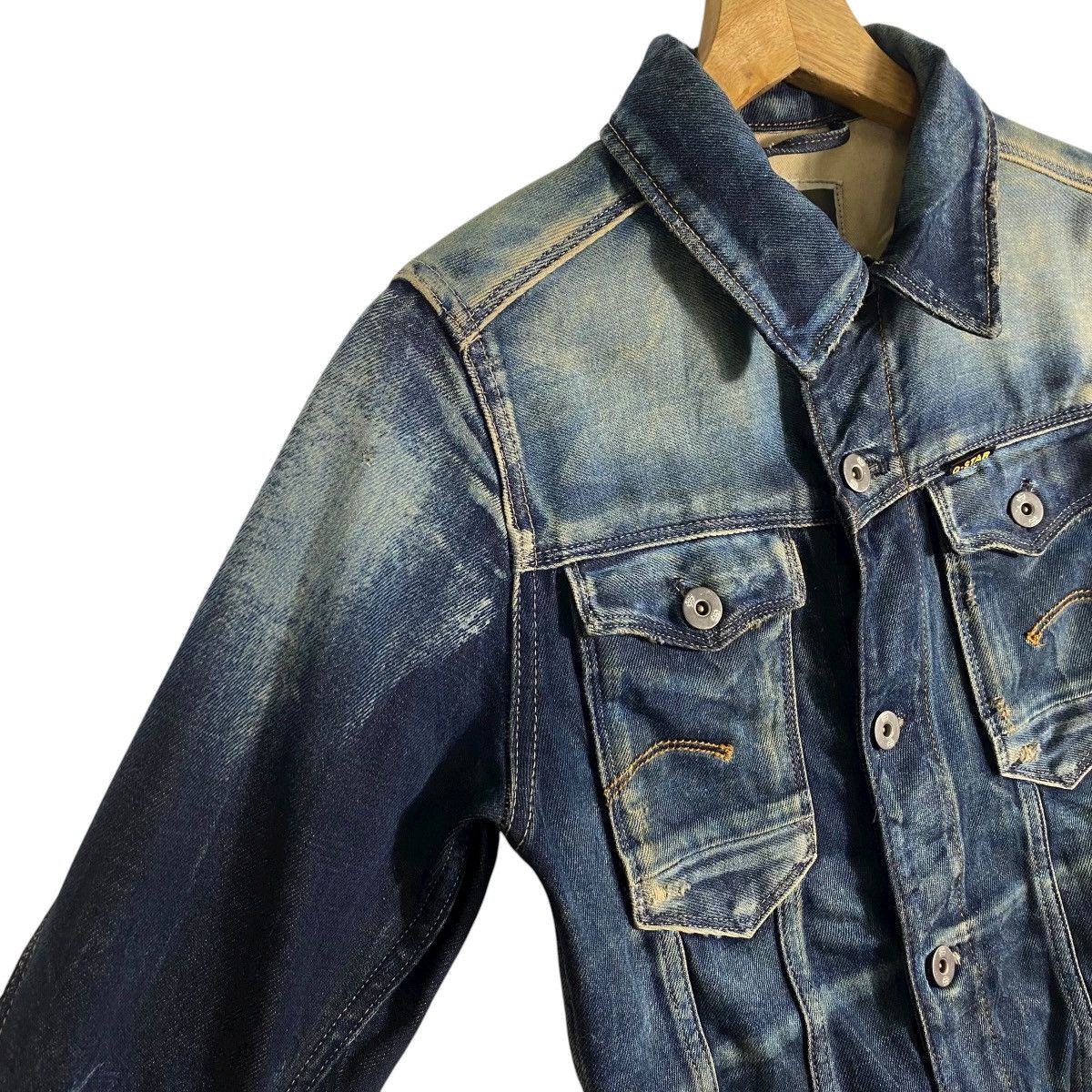 G-Star G-star Raw Arc Slim 3D Denim Jacket XS Size Blue Colour Size US XS / EU 42 / 0 - 6 Thumbnail