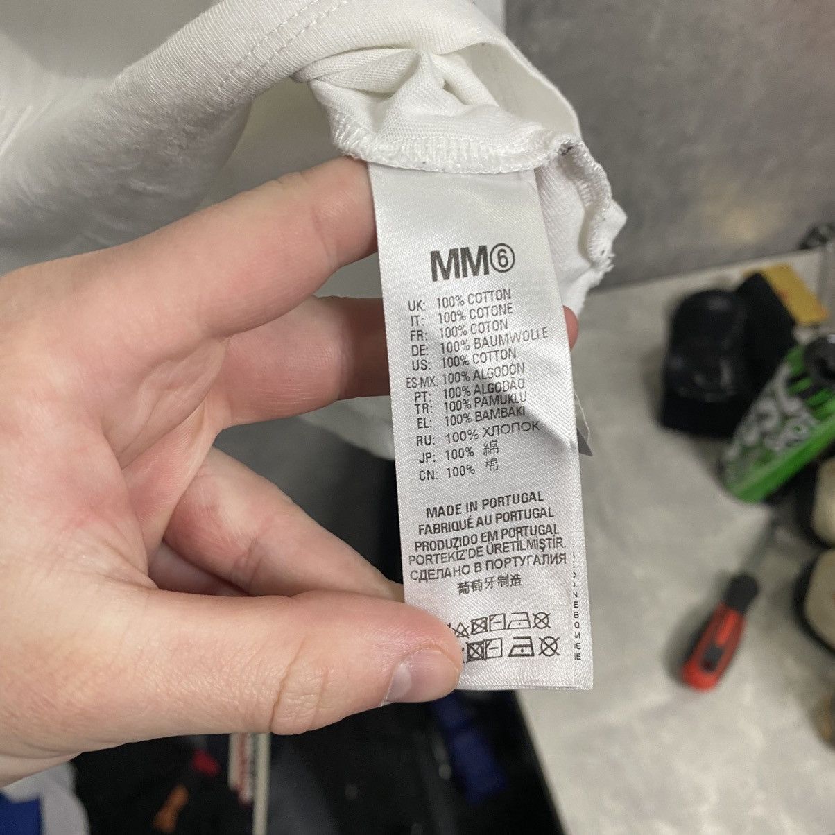 Maison Margiela Maison Margiela Long Sleeve Big Logo Shirt Size US S / EU 44-46 / 1 - 8 Thumbnail
