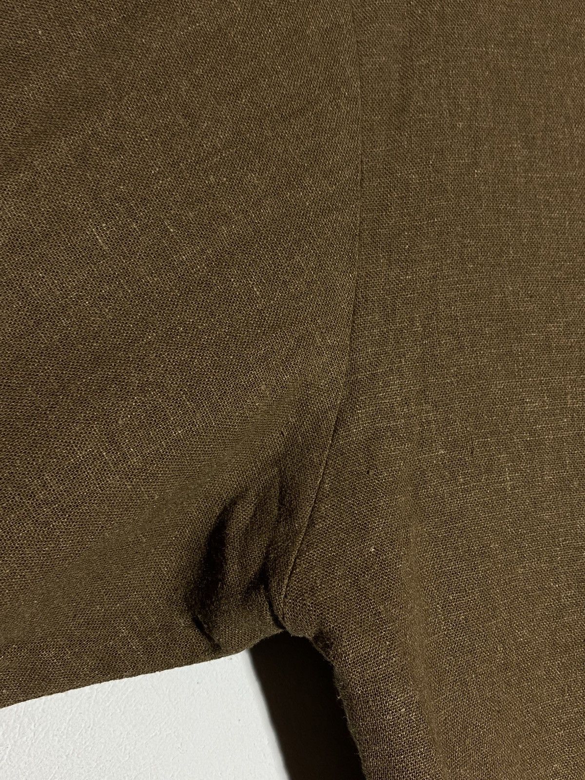 Kenzo Kenzo Femme Vintage 90s Brown Linen Shirt Size XL / US 12-14 / IT 48-50 - 12 Thumbnail