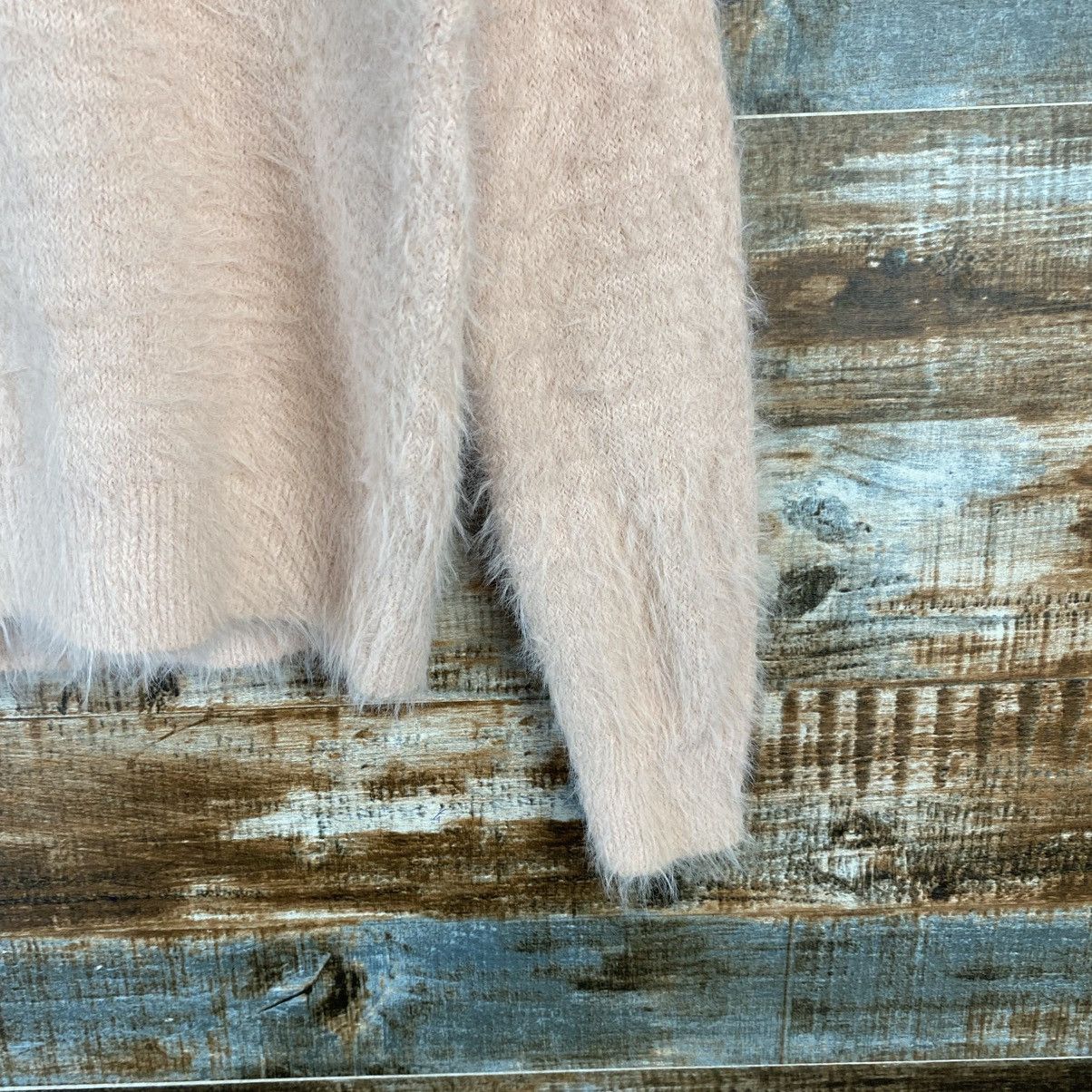 Japanese Brand DL Te Chichi Pink Mohair fur shaggy Knitwear #C1086 Size XS / US 0-2 / IT 36-38 - 8 Thumbnail