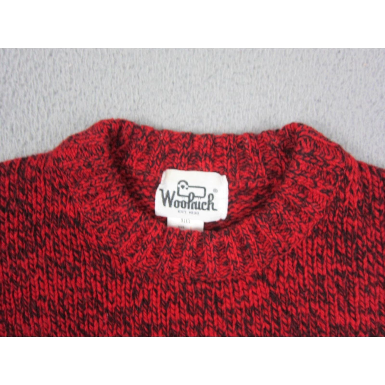 Vintage VINTAGE Woolrich Sweater Womens L Red Knit Pullover 90s Wool Blend Raglan Sleeve Crew Neck Large Ladies Womens Size L / US 10 / IT 46 - 2 Thumbnail