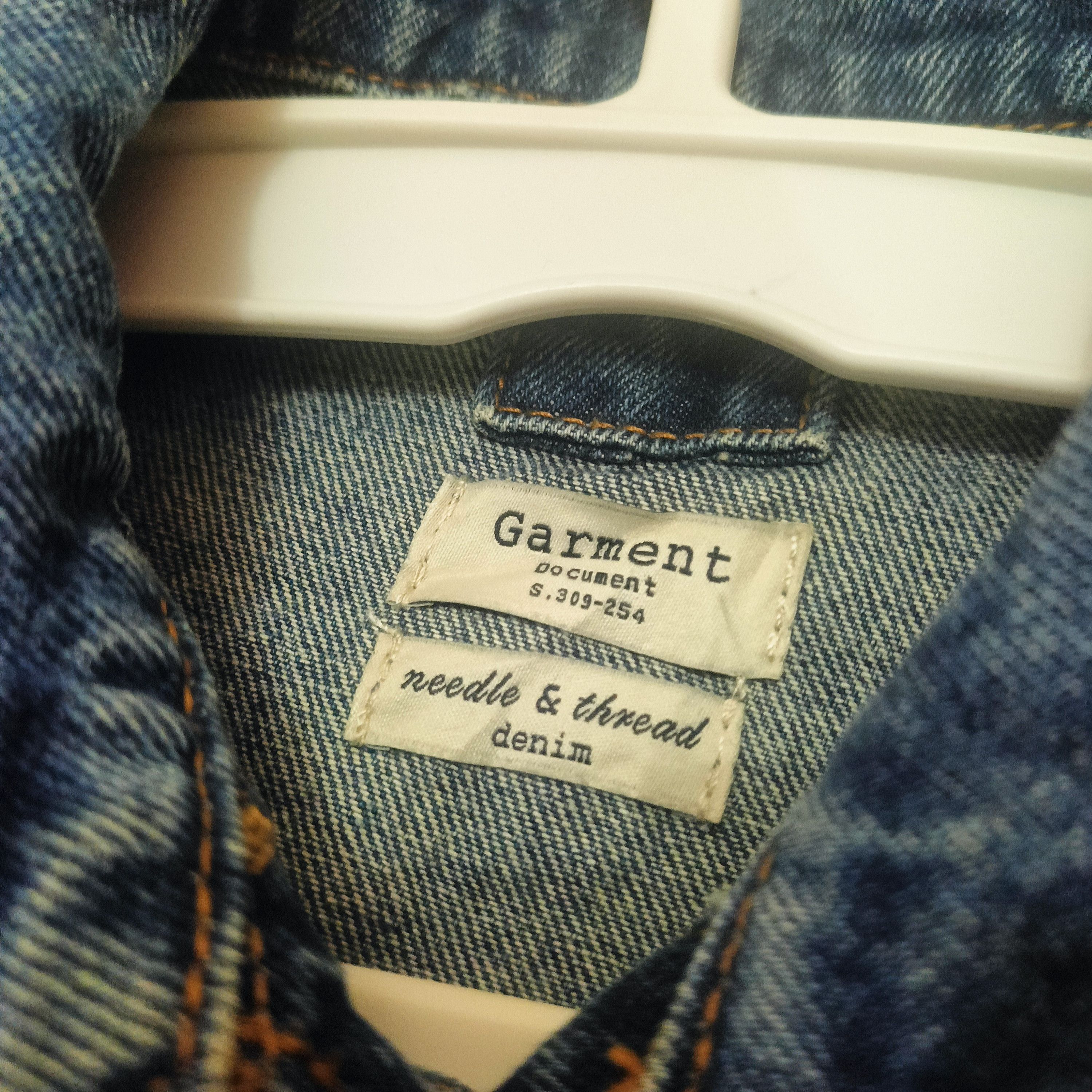 If Six Was Nine Garment Document Denim Long Jacket Button Size S / US 4 / IT 40 - 6 Thumbnail