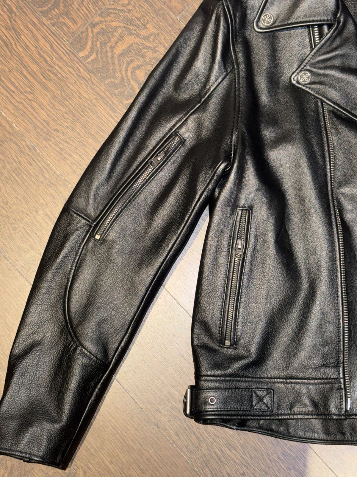 Other Genuine Cowhide Leather Moto Biker Jacket Size US M / EU 48-50 / 2 - 7 Thumbnail