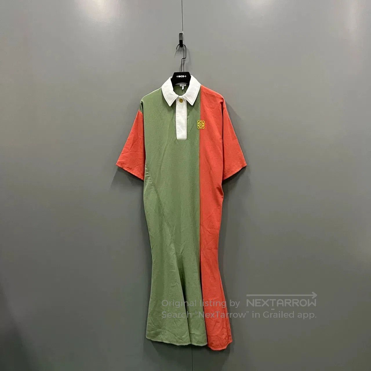 Loewe LOEWE Colorblock Embroidered Logo Dress. Size US 34 / EU 50 - 1 Thumbnail