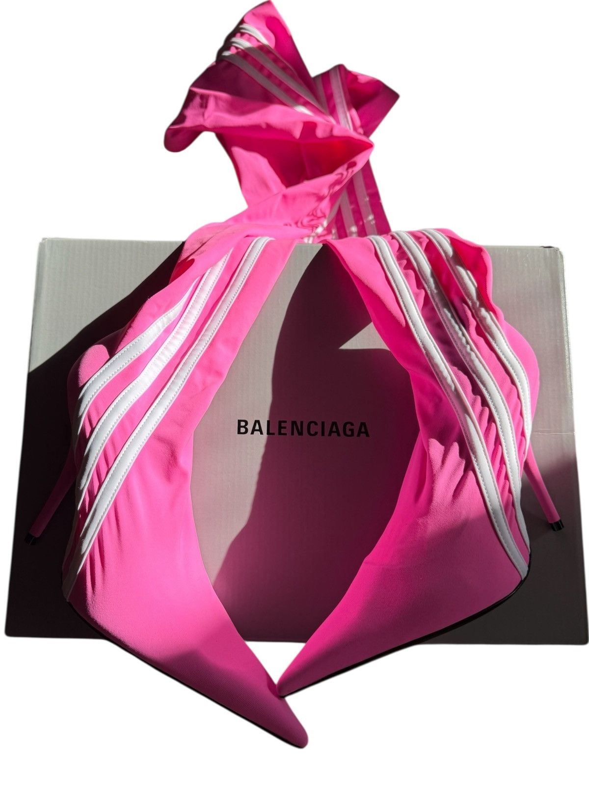 Balenciaga Balenciaga adidas pink high heels Size US 6 / IT 36 - 7 Thumbnail