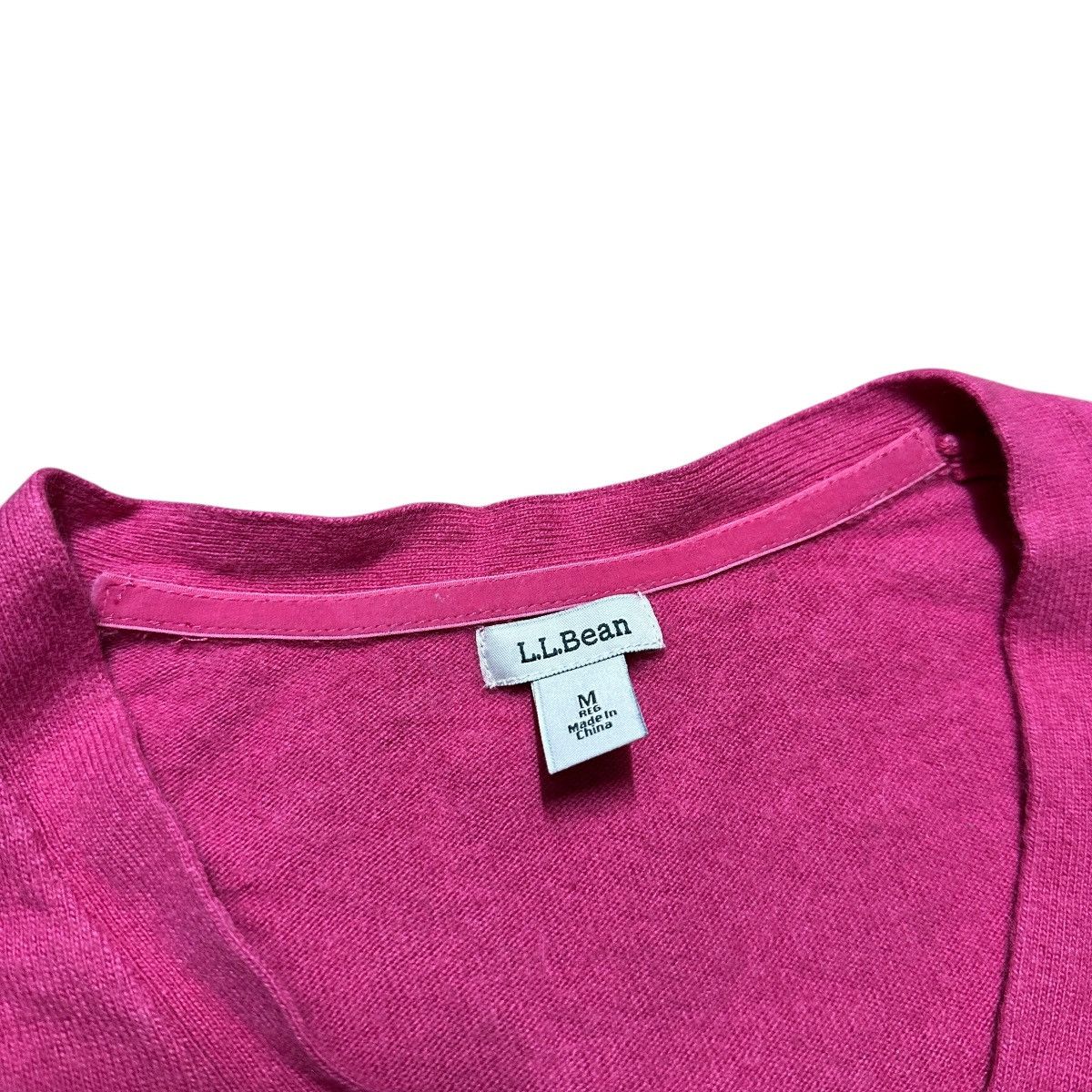 L.L. Bean Women’s Y2K L.L. Bean Pink Women’s Cardigan Sweater Size M / US 6-8 / IT 42-44 - 7 Thumbnail