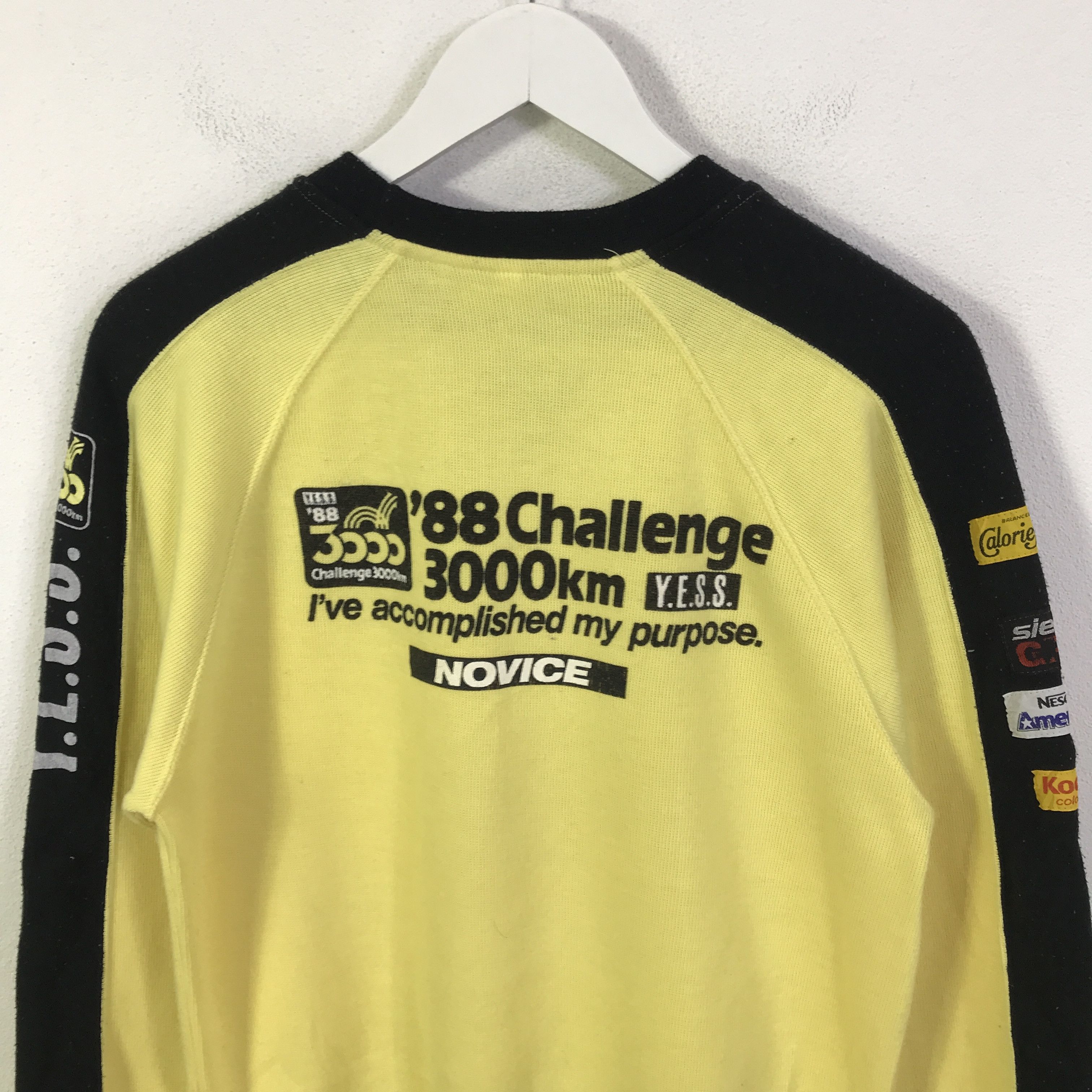 Japanese Brand vtg Yamaha y.e.s.s 88 challenge 3000km sweatshirts K128B4 Size US M / EU 48-50 / 2 - 2 Thumbnail