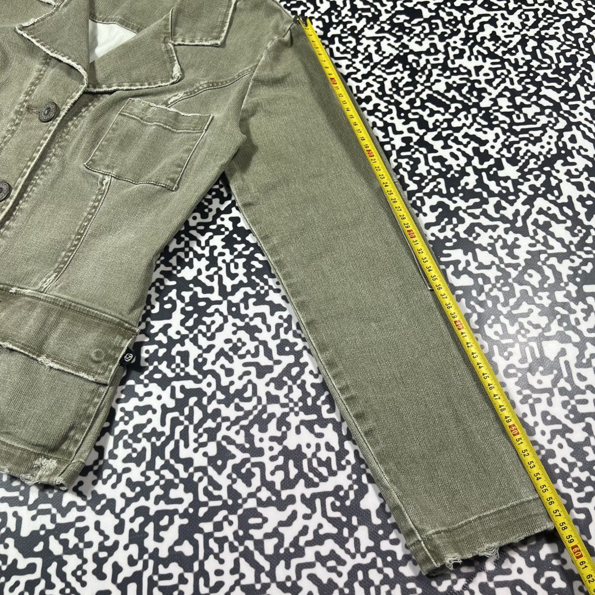 Japanese Brand Vintage Y2K Z Cavaricci Military Distressed Blazer Japanese Size S / US 4 / IT 40 - 18 Thumbnail