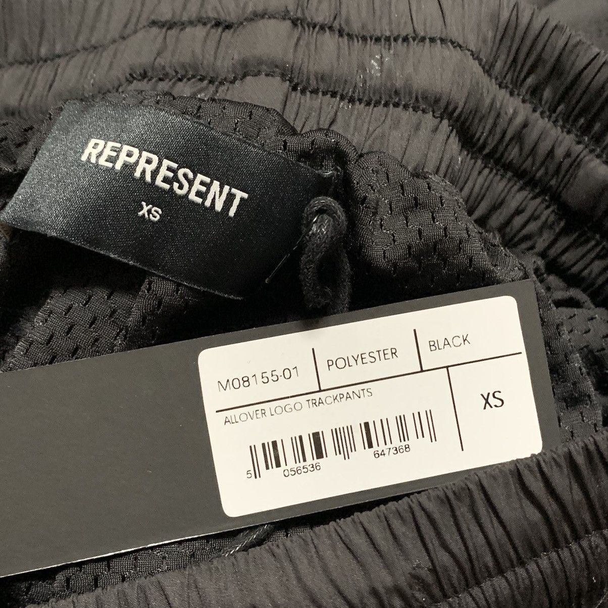 Represent Clo. Represent XS Track Pants All Over Logo Black Bottoms Size US 28 / EU 44 - 5 Thumbnail