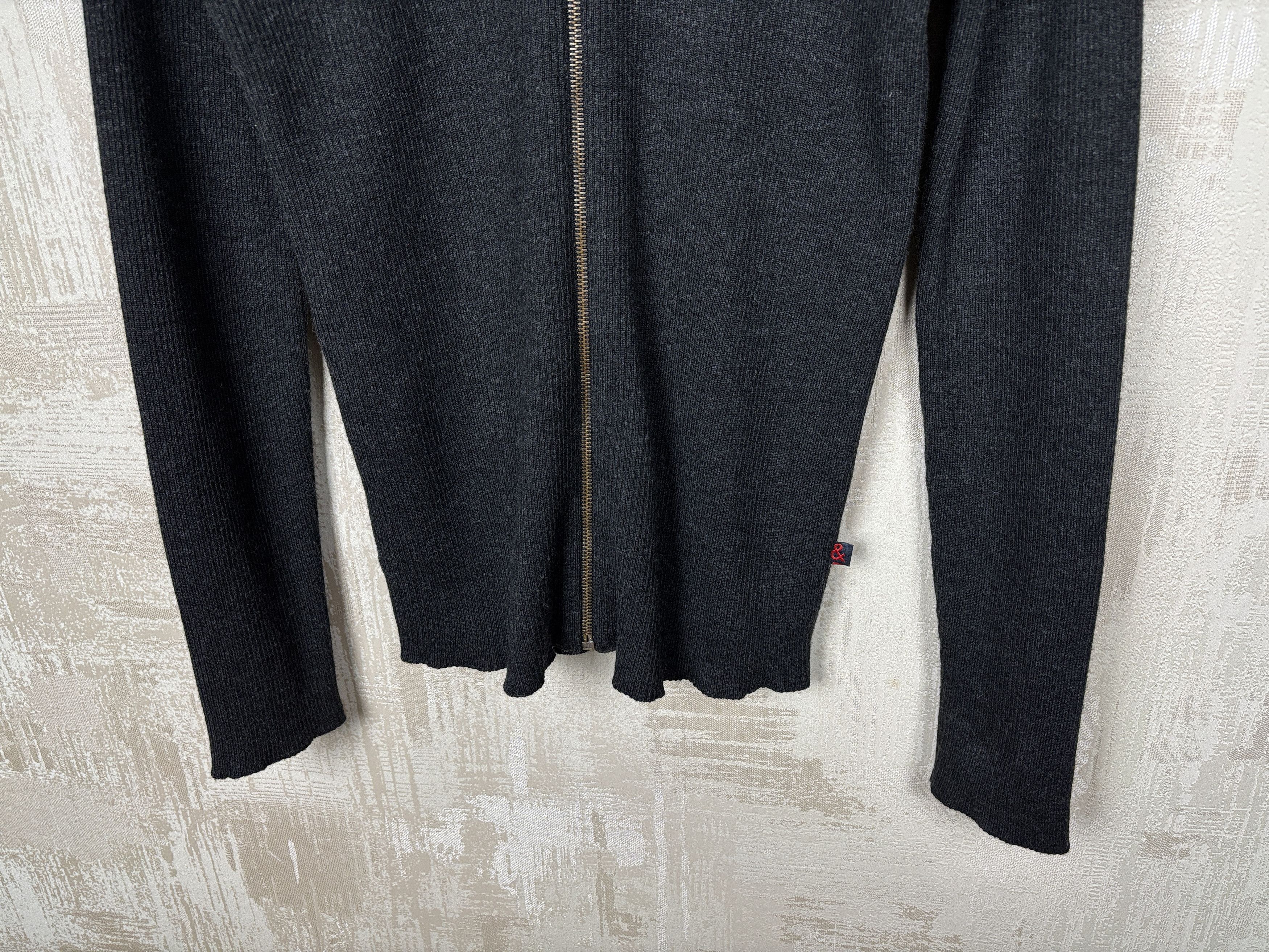 Dolce & Gabbana Vintage D&G Dolce & Gabbana Zip Ribbed Sweater Wool Blend Size US M / EU 48-50 / 2 - 4 Thumbnail