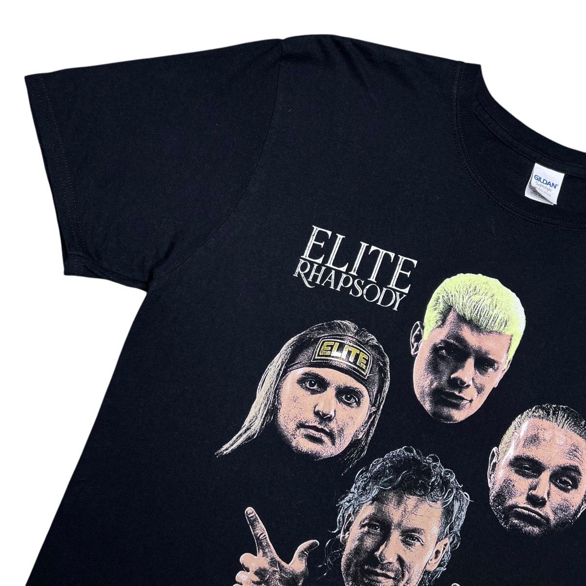 Other AEW Elite Rhapsody Young Bucks Cody Rhodes Kenny Omega Tee Size US XL / EU 56 / 4 - 6 Thumbnail