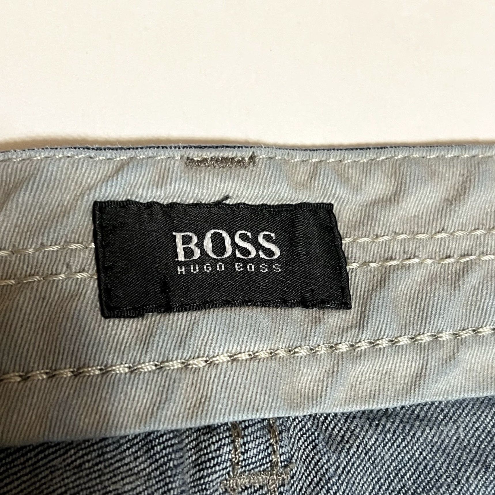 Hugo Boss Hugo Boss Maine Regular Fit Jeans Mens 38 Blue Denim Stretch Size US 38 / EU 54 - 7 Thumbnail