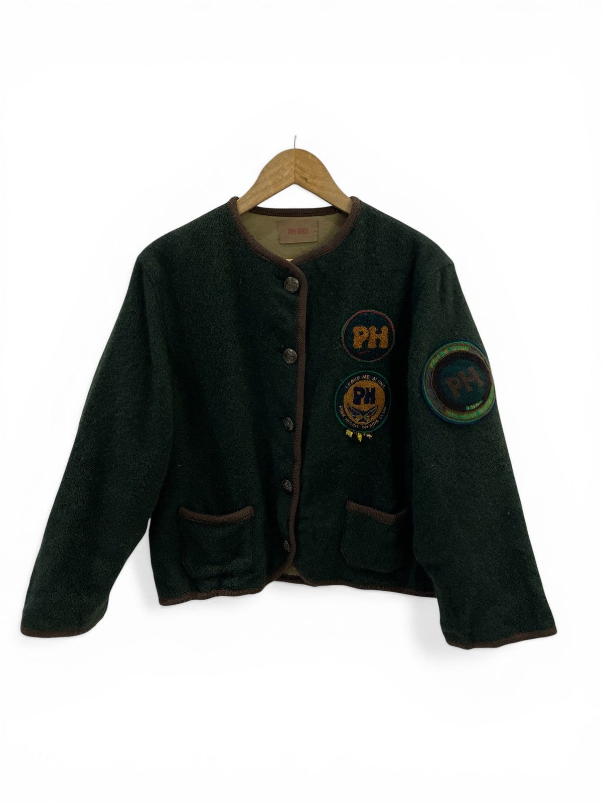 Pink House Vintage Pink House Embroidery Logo Jacket Size US L / EU 52-54 / 3 - 1 Thumbnail