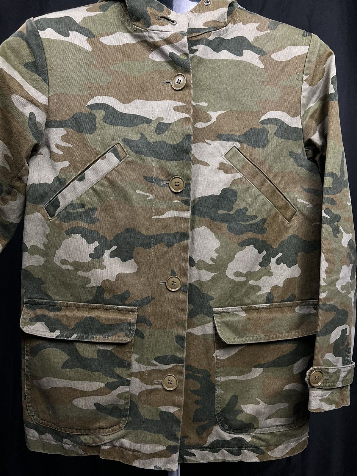 A.P.C. A.P.C. camouflage jacket windbreaker light jacket Size XS / US 0-2 / IT 36-38 - 4 Thumbnail