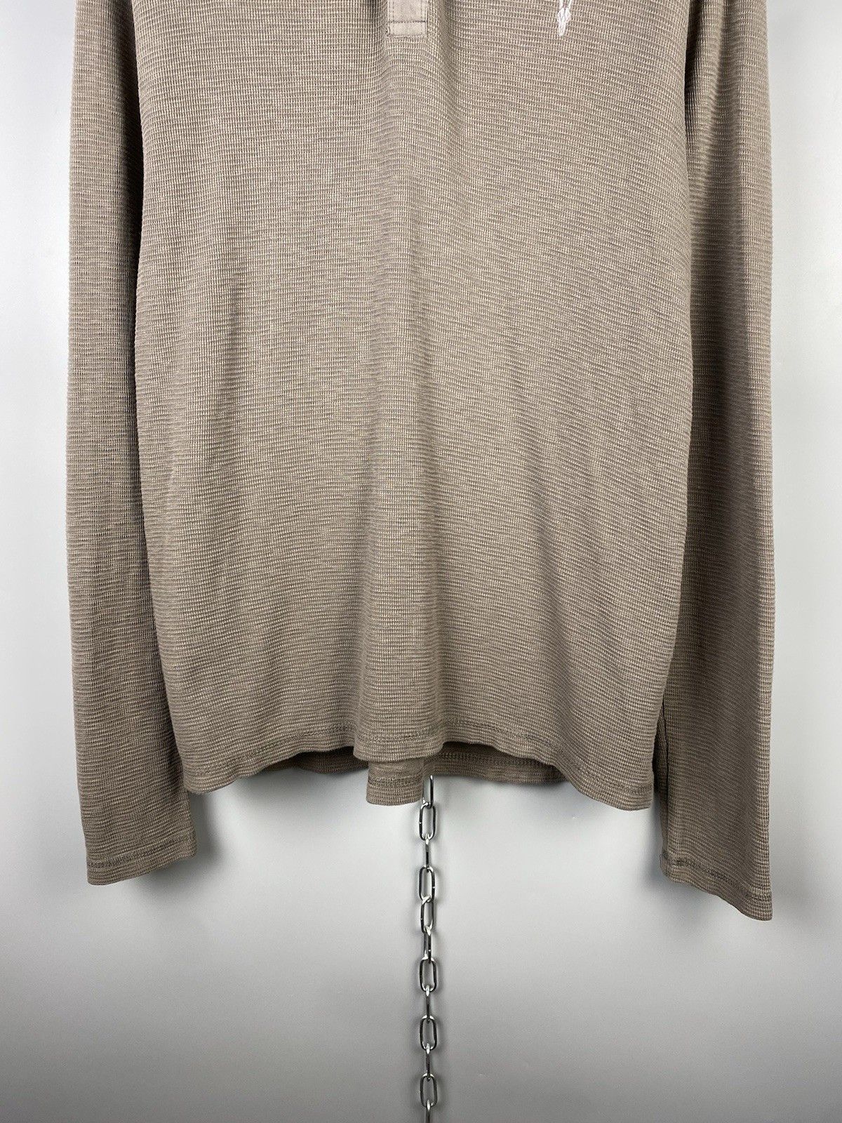 Allsaints Allsaints Cotton Waffle Knit Casual Clash Polo Shirt Size US M / EU 48-50 / 2 - 4 Thumbnail