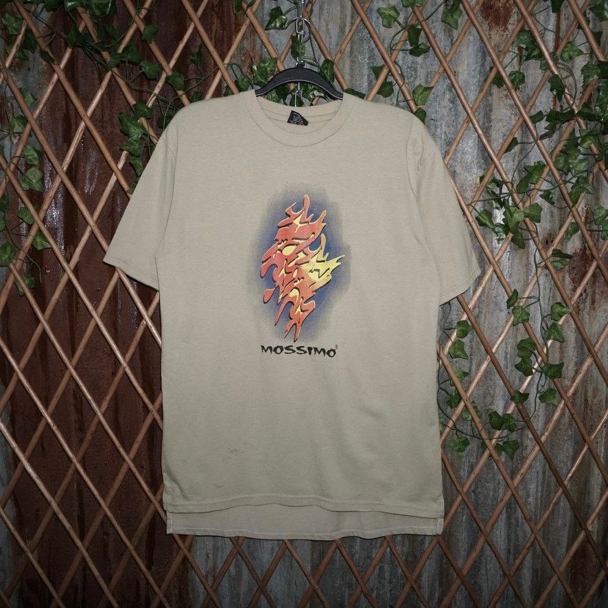 Mossimo Large - Vintage Y2K MOSSIMO flame tribal skate surf t-shirt Size US L / EU 52-54 / 3 - 1 Thumbnail