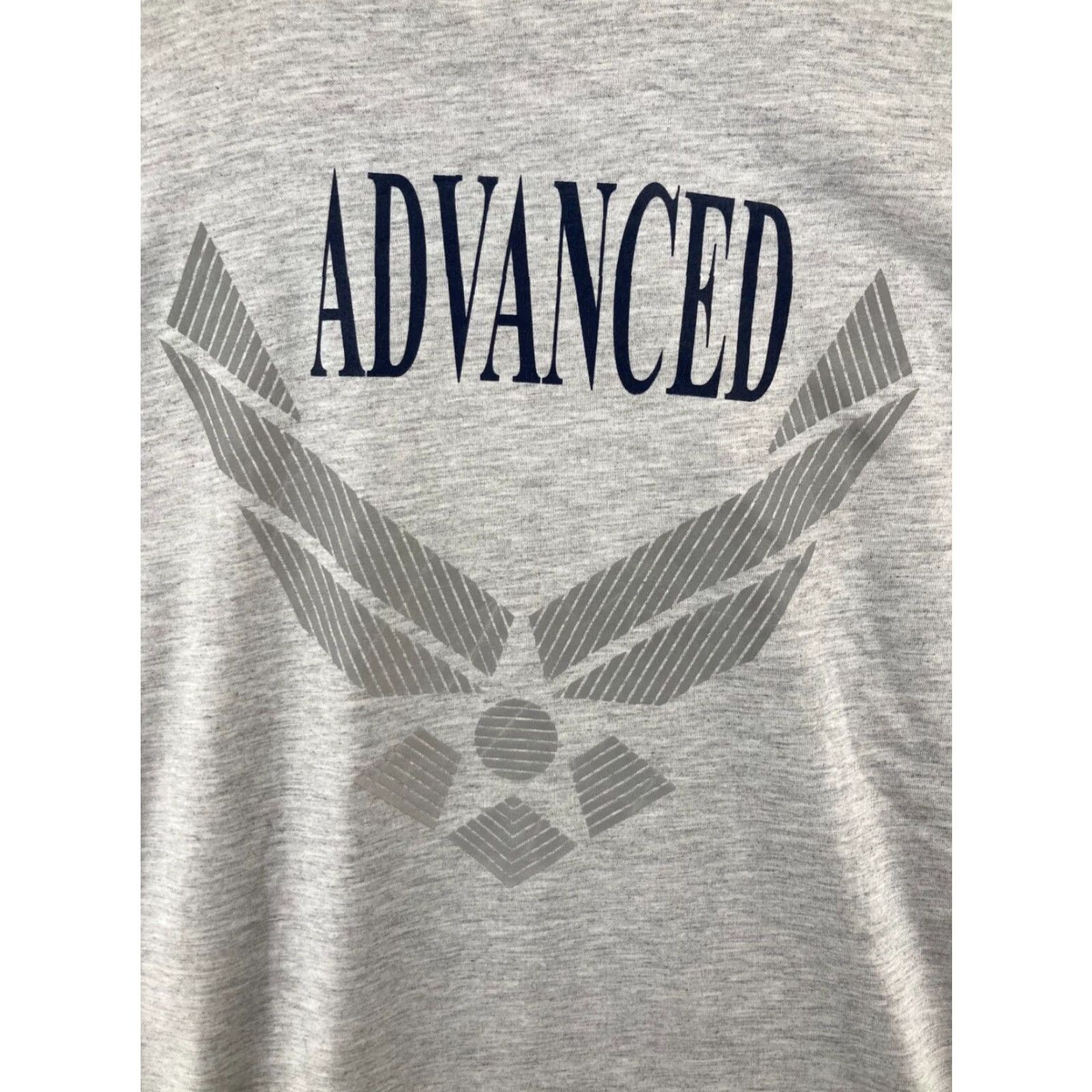 Vintage US Air Force Mens TShirt M Gray Navy Army Military Short Sleeve Crew Neck Size US M / EU 48-50 / 2 - 2 Thumbnail