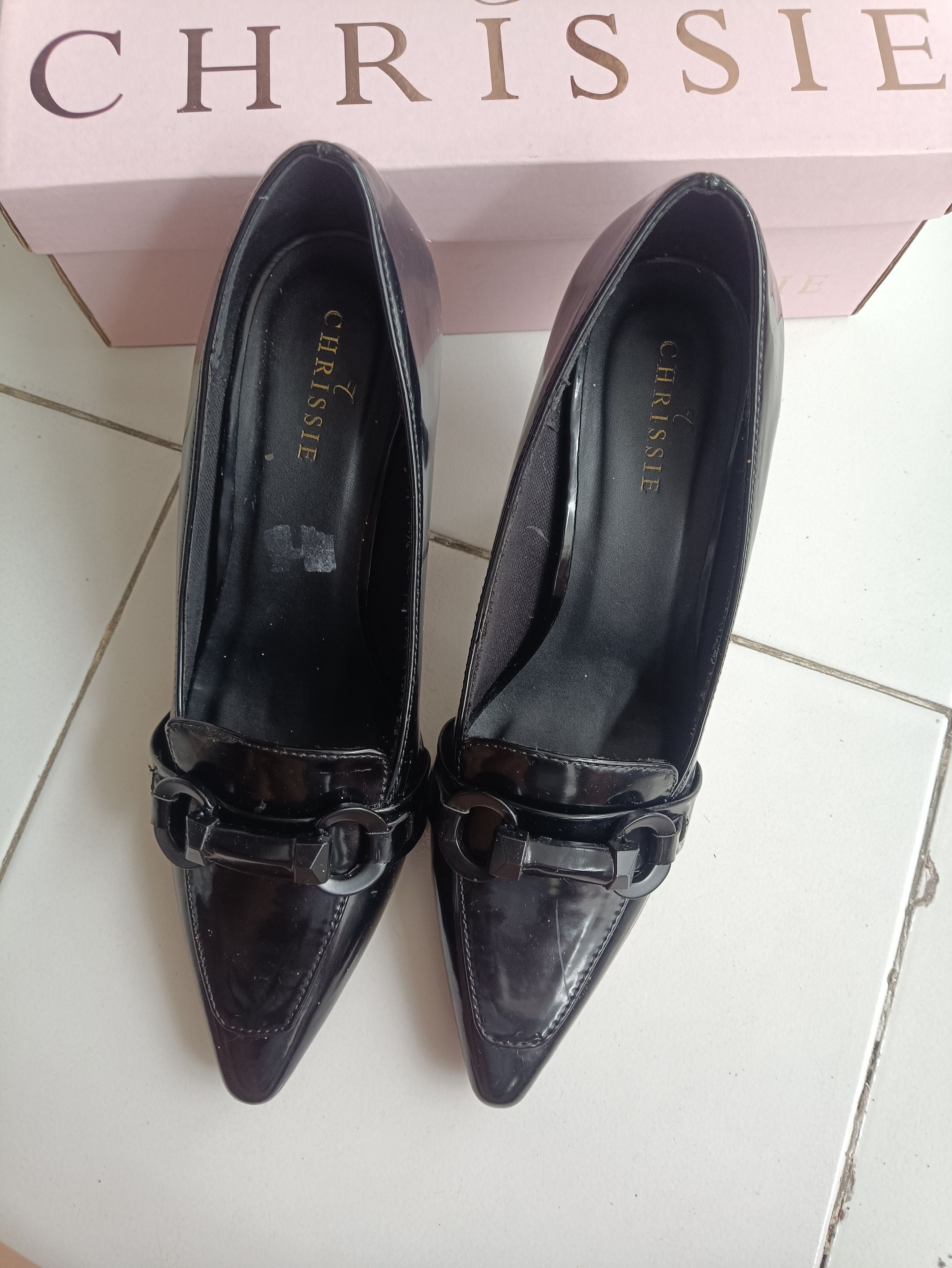 Other Chrissie heels full black Size US 8 / IT 38 - 6 Thumbnail