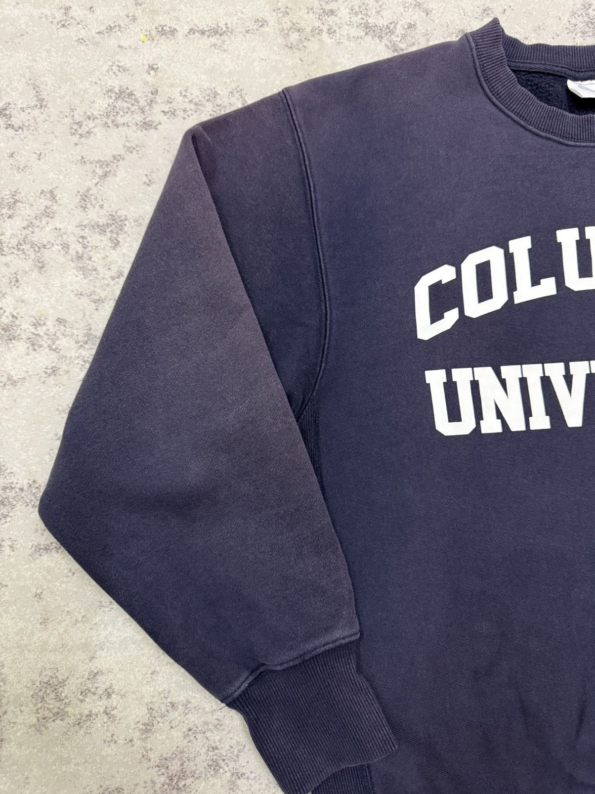 GU Columbia University X Gu Spellout Biglogo Sweatshirt Size US L / EU 52-54 / 3 - 4 Thumbnail