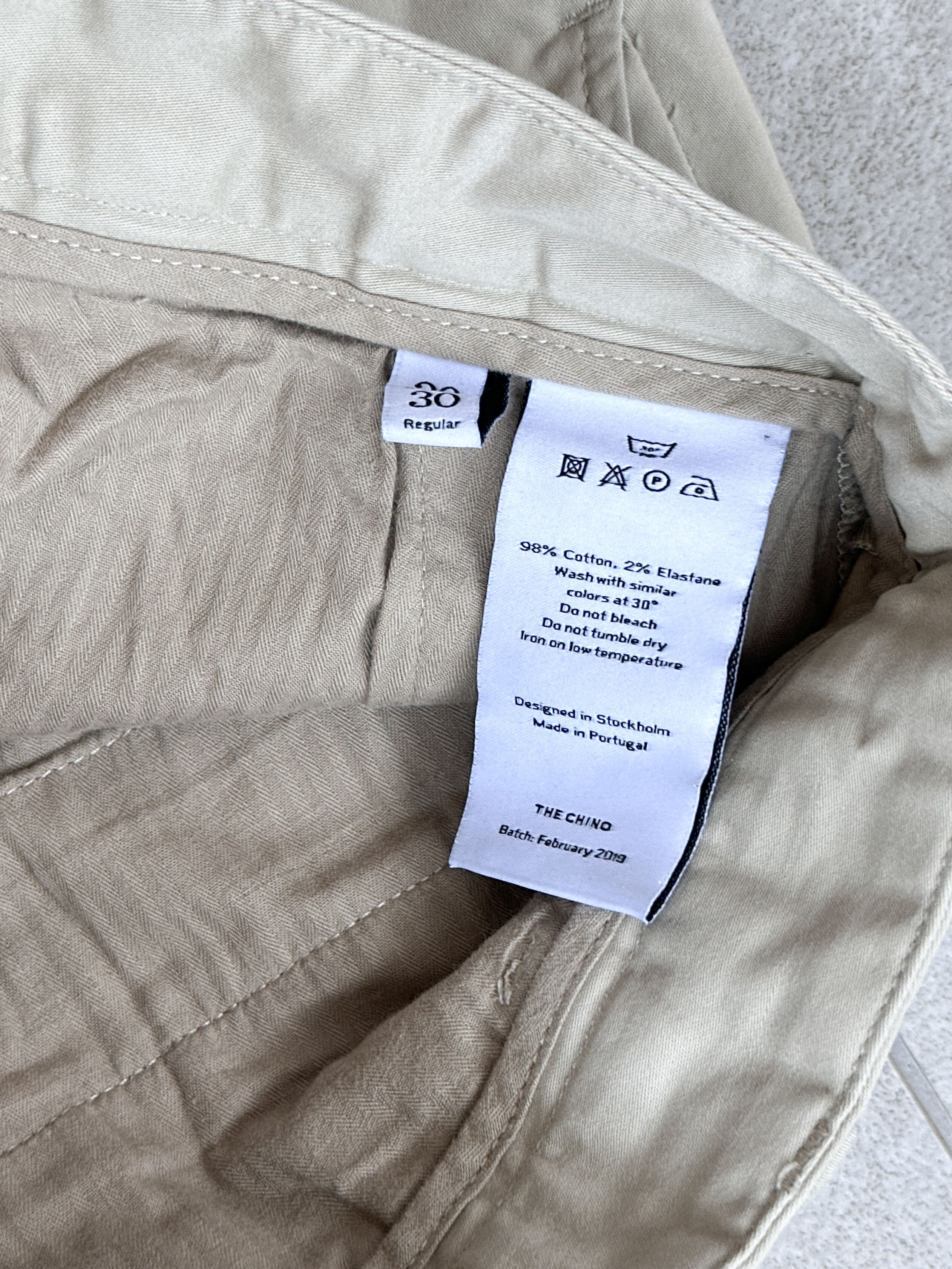Asket Asket Beige Pants Trousers Size 30" / US 8 / IT 44 - 6 Thumbnail