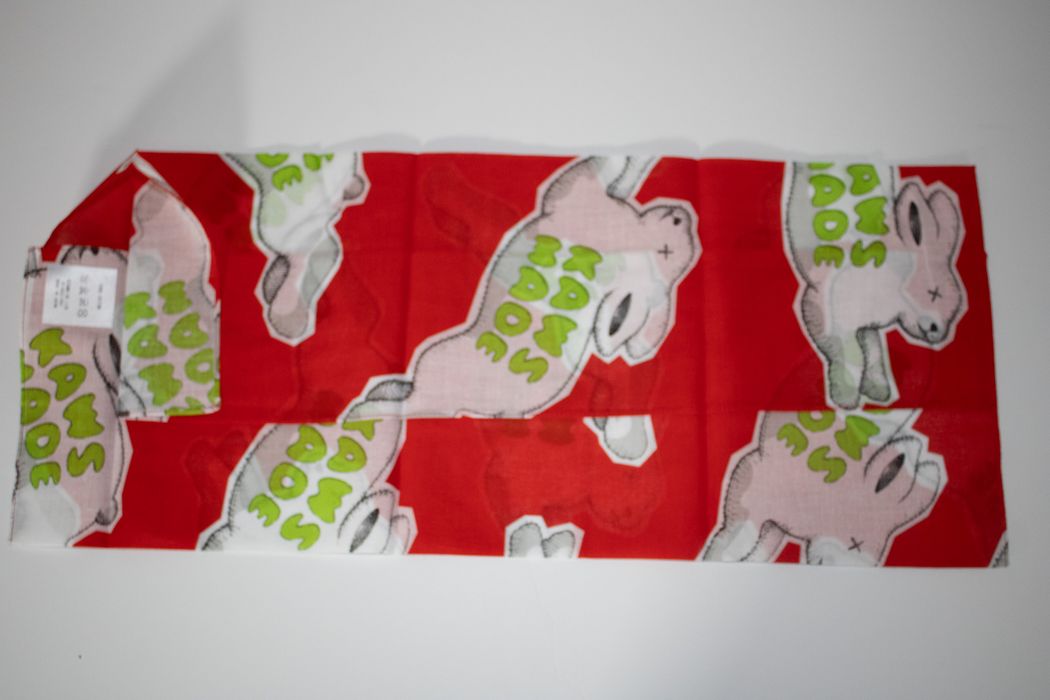 Human Made Human Made x KAWS Animal Patterned Bandana Red | Grailed