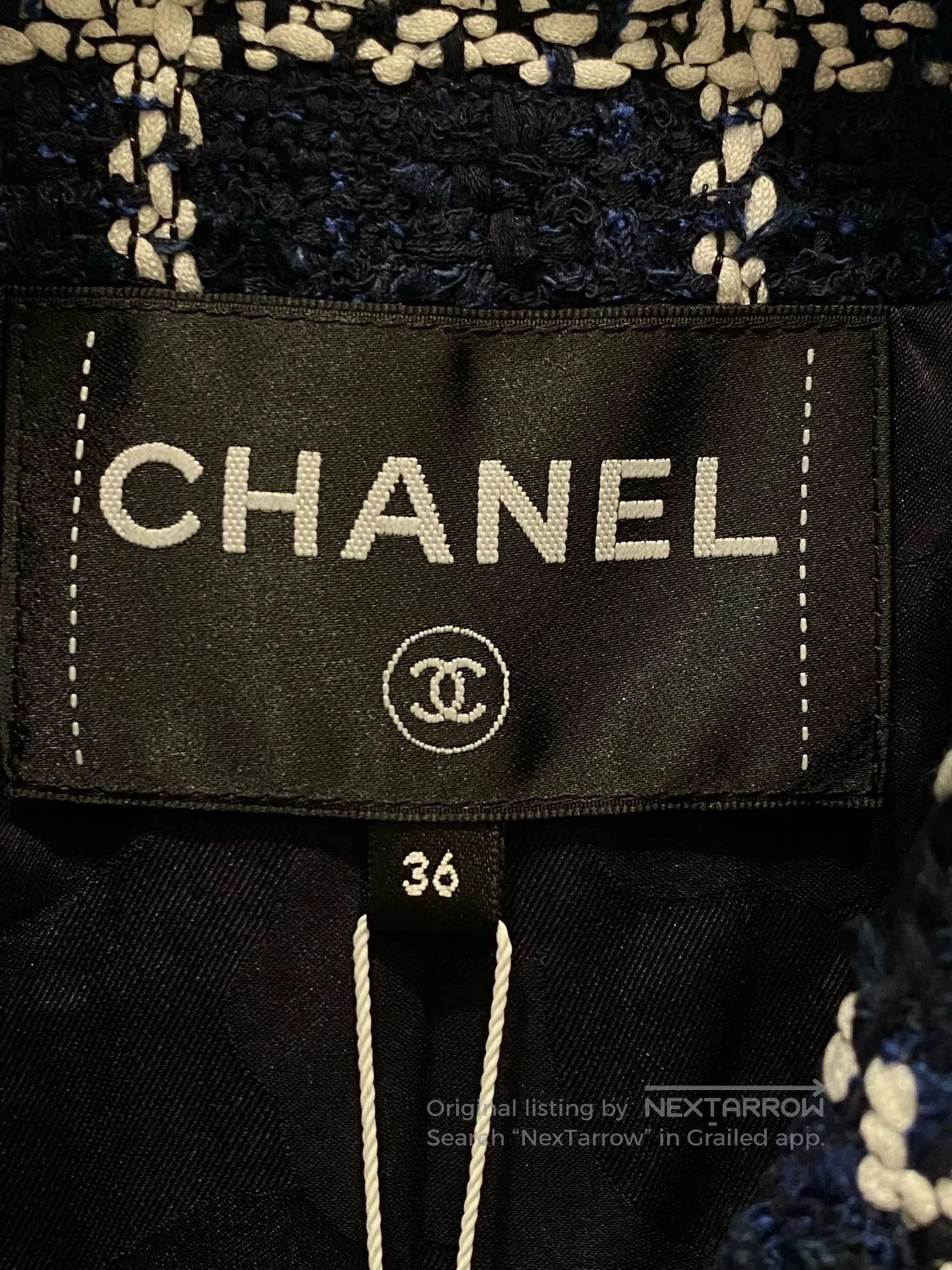 Chanel Chanel 2024 Blue Plaid Lapel Coat. Size US XS / EU 42 / 0 - 3 Thumbnail