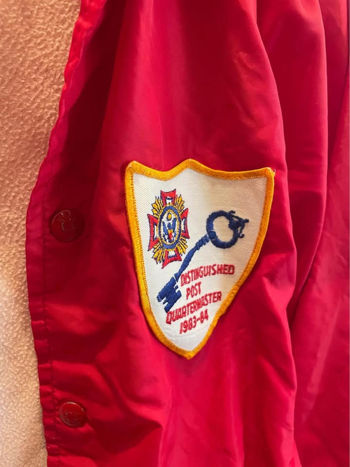 Designer Vintage 1983 King Louie VFW Red Satin Jacket - Made in USA Size US L / EU 52-54 / 3 - 4 Thumbnail