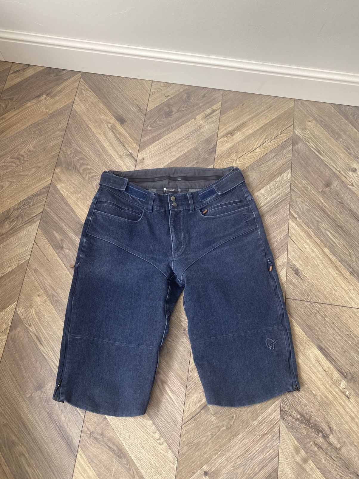 Designer × Norrona × Vintage Vintage Norrona skibotn jeans Shorts Size US 34 / EU 50 - 1 Thumbnail